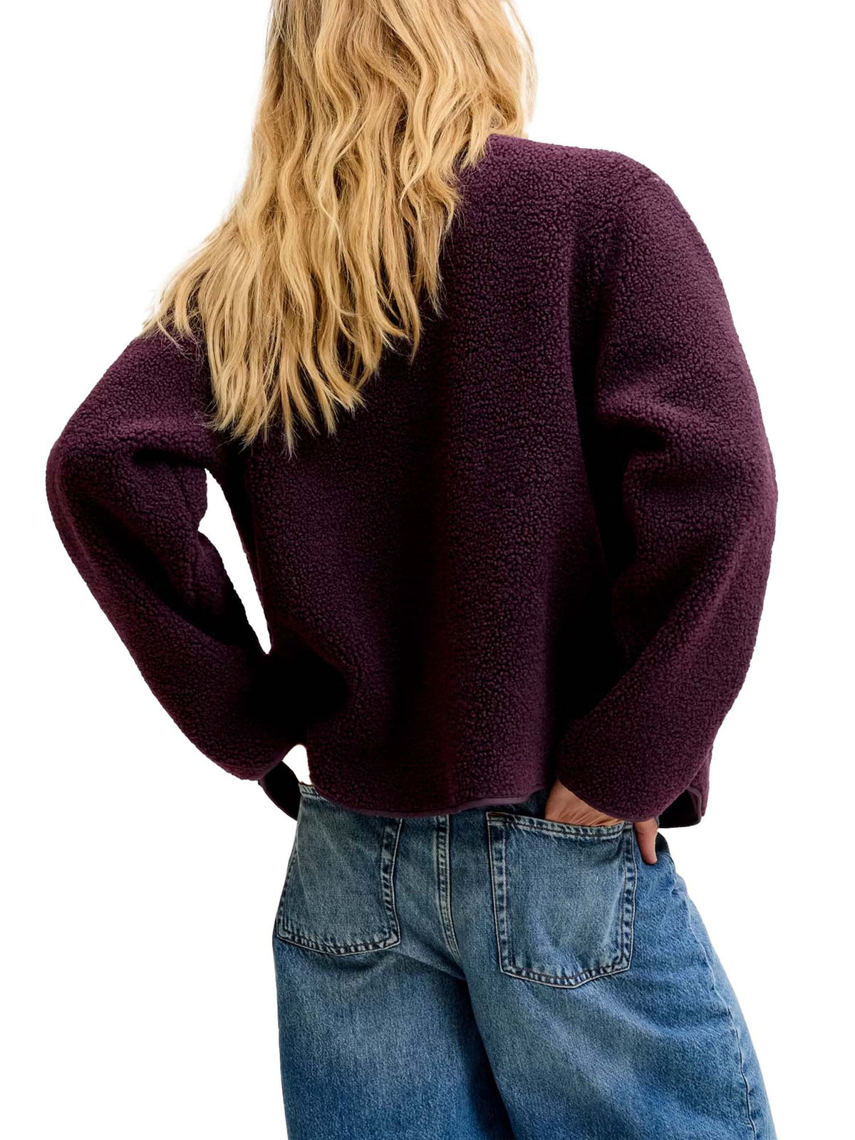 Jjxx Giacca JXVERA Teddy Bordeaux