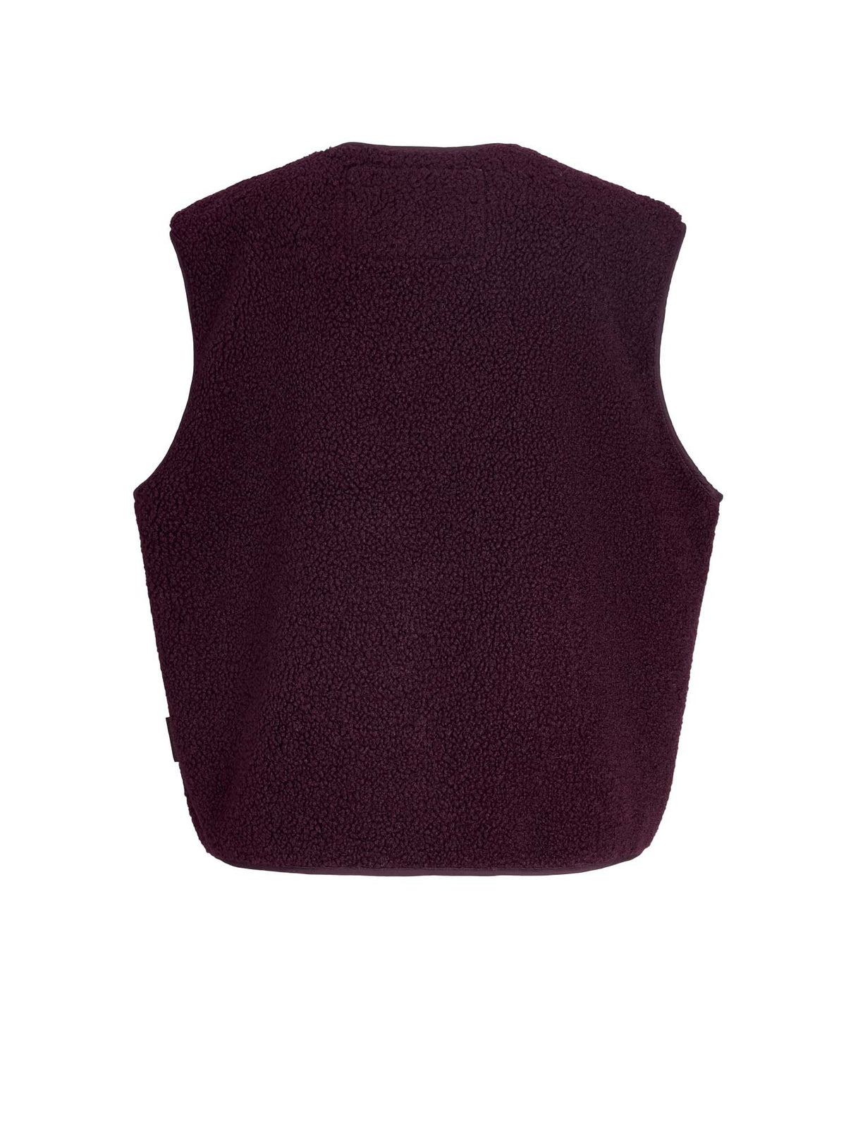 Jjxx Gilet JXVERA Teddy Bordeaux