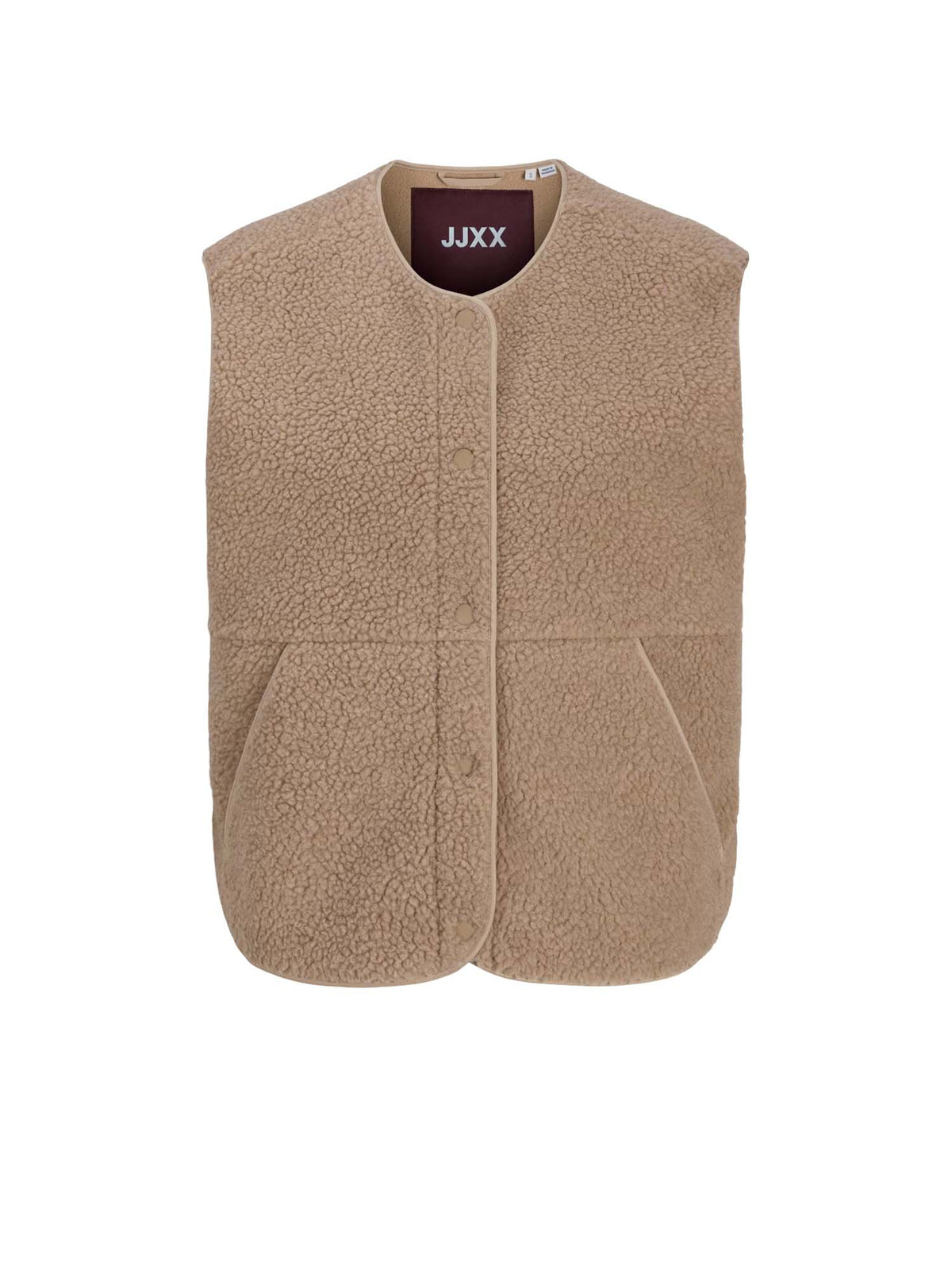 Jjxx Gilet JXVERA Teddy Beige