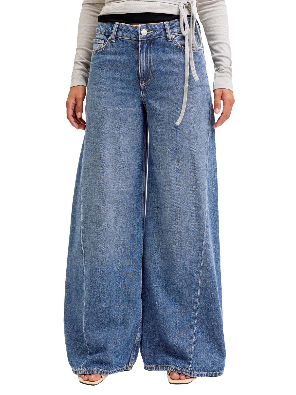 Jjxx Jeans JXPALMA LIV EXTRA WIDE MW R429 DNM SN Blu