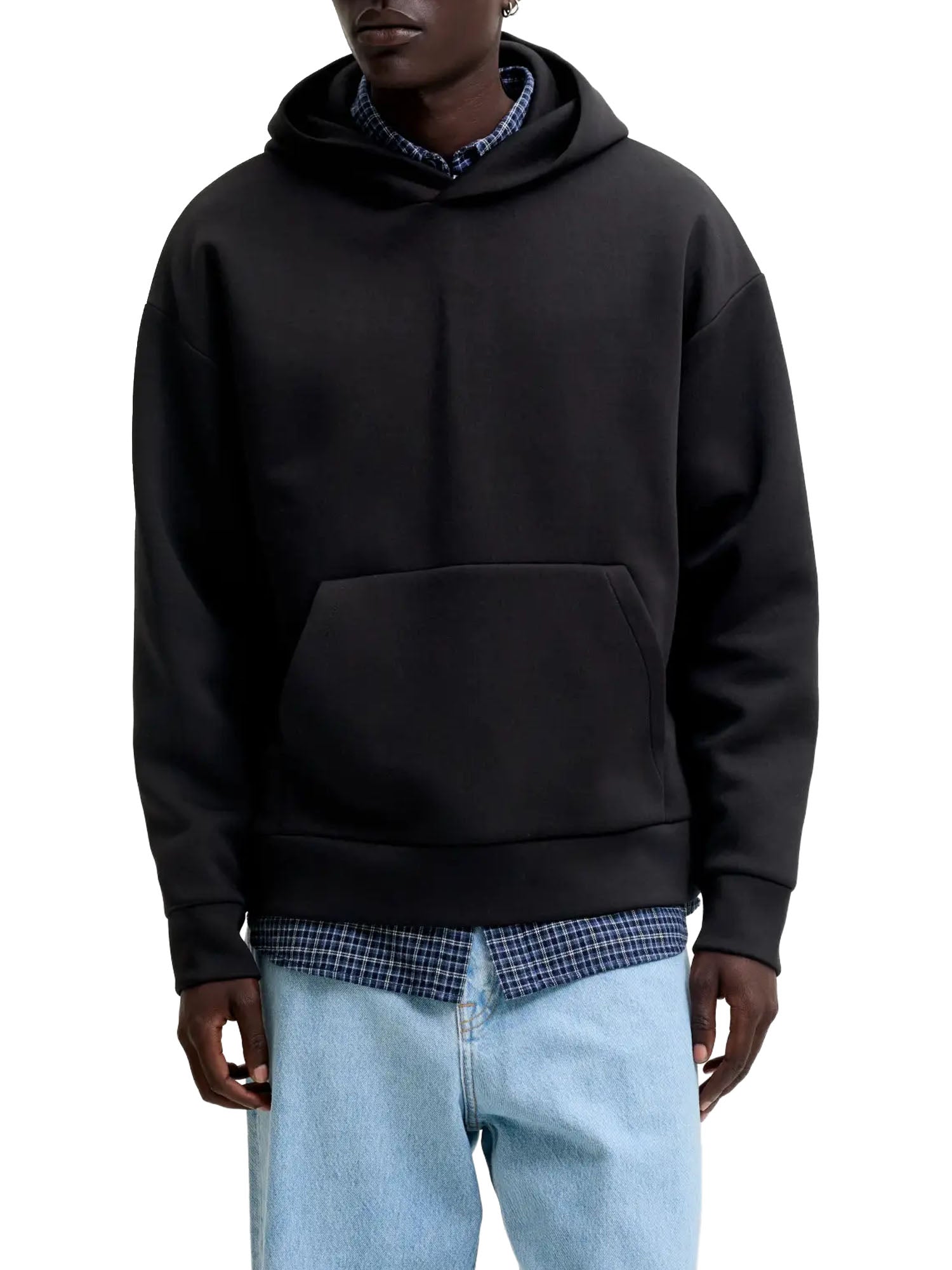 Jack & Jones Jjebarron Sweat Hood Nero