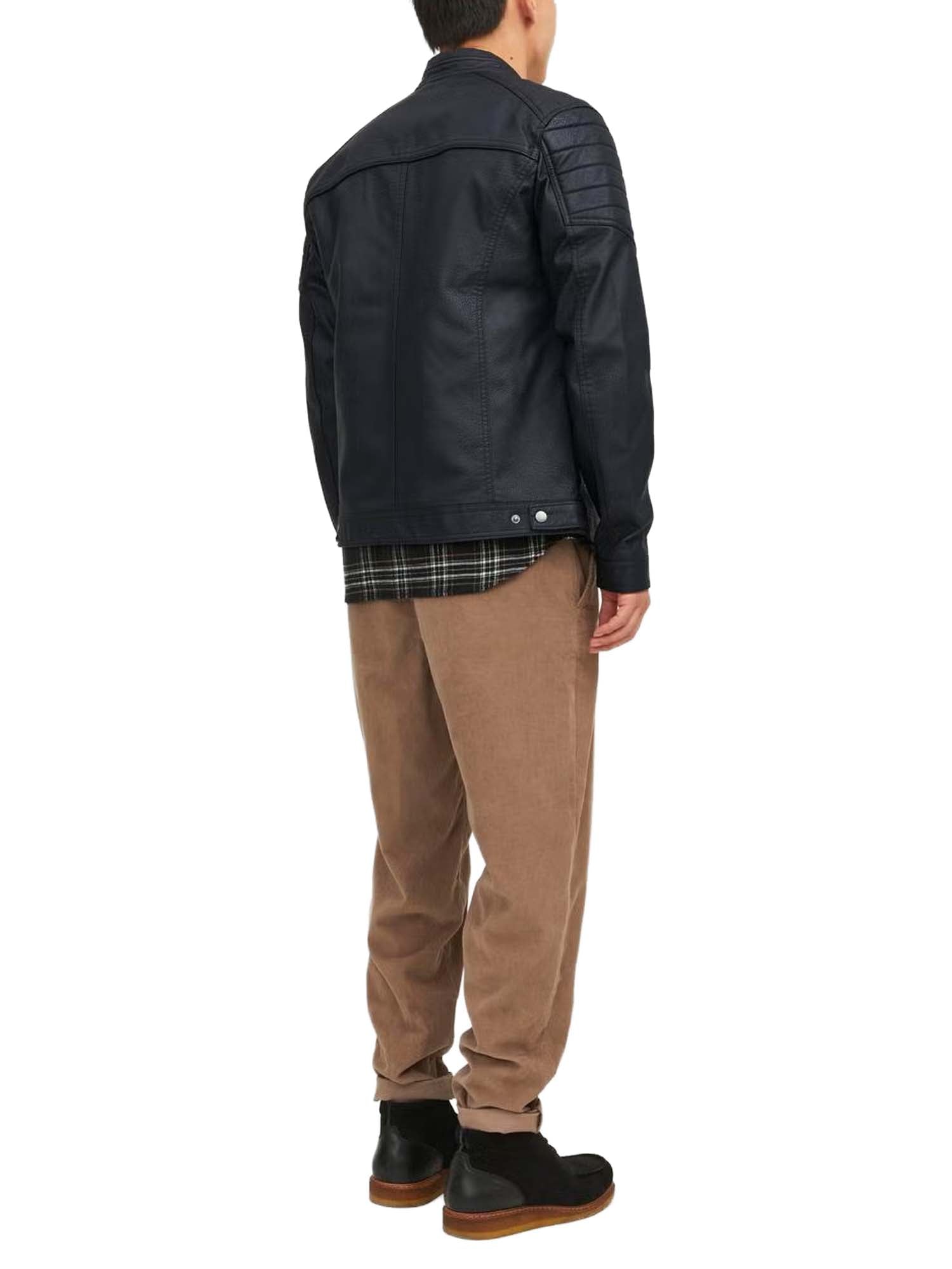 Jack & Jones Giacca in finta pelle scamosciata Nero
