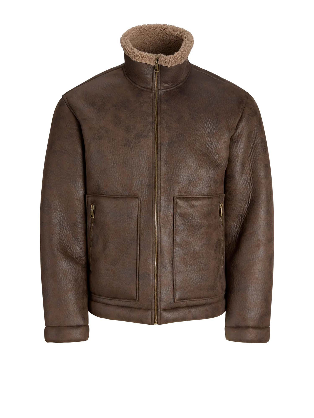 Jack & Jones Jorsalamanco Flight Jacket Sn Marrone