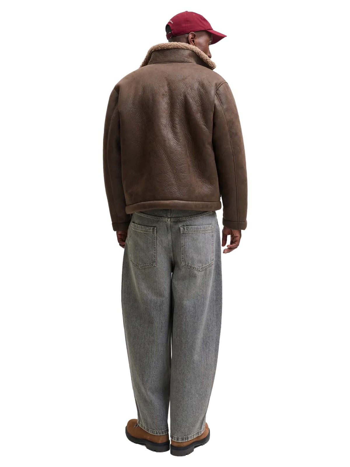 Jack & Jones Jorsalamanco Flight Jacket Sn Marrone