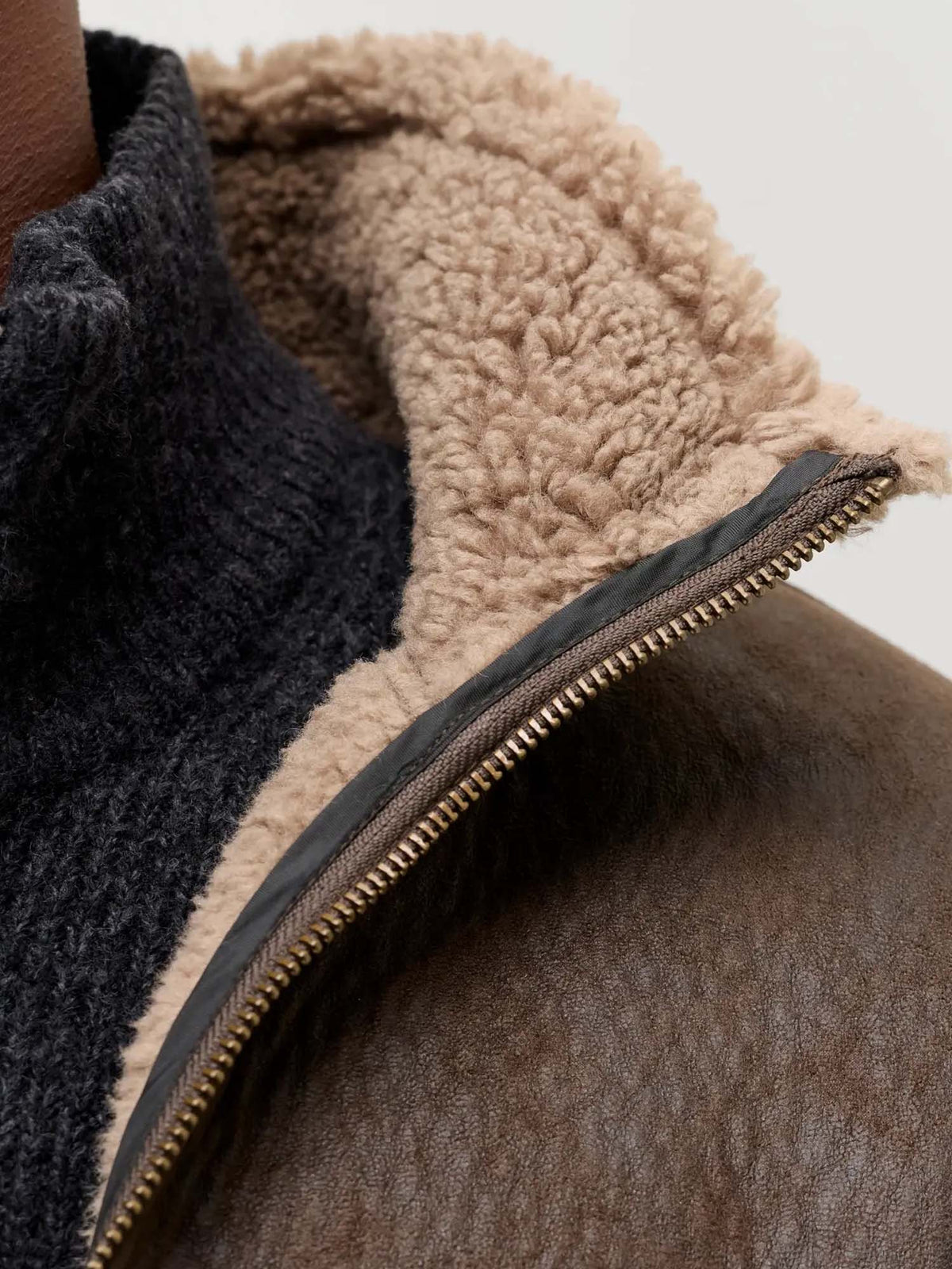 Jack & Jones Jorsalamanco Flight Jacket Sn Marrone
