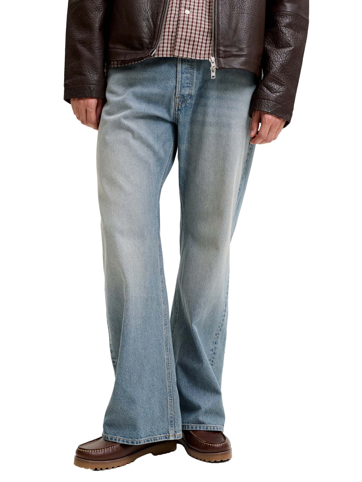 Jack & Jones Jeans JJITOBY JJORIGINAL SQ 071 a zampa Blu