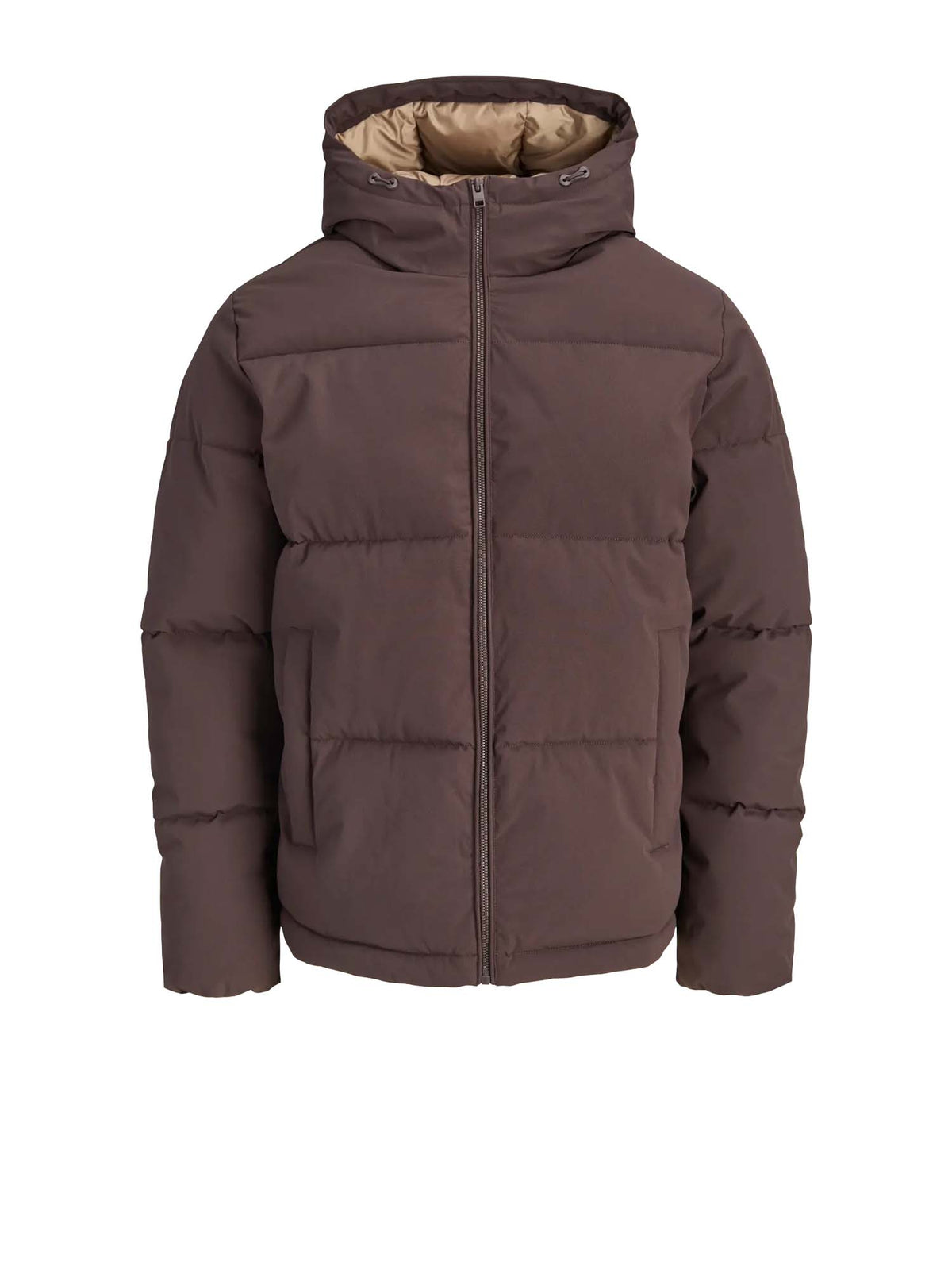 Jack & Jones Jjgalaxy Puffer Jacket Marrone