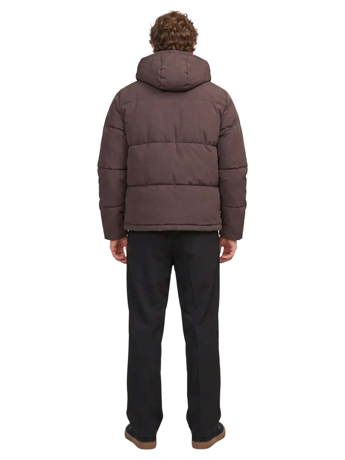 Jack & Jones Jjgalaxy Puffer Jacket Marrone