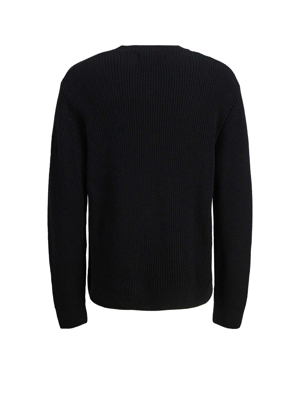 Jack & Jones Jcofusion Knit Label Crew Neck Nero
