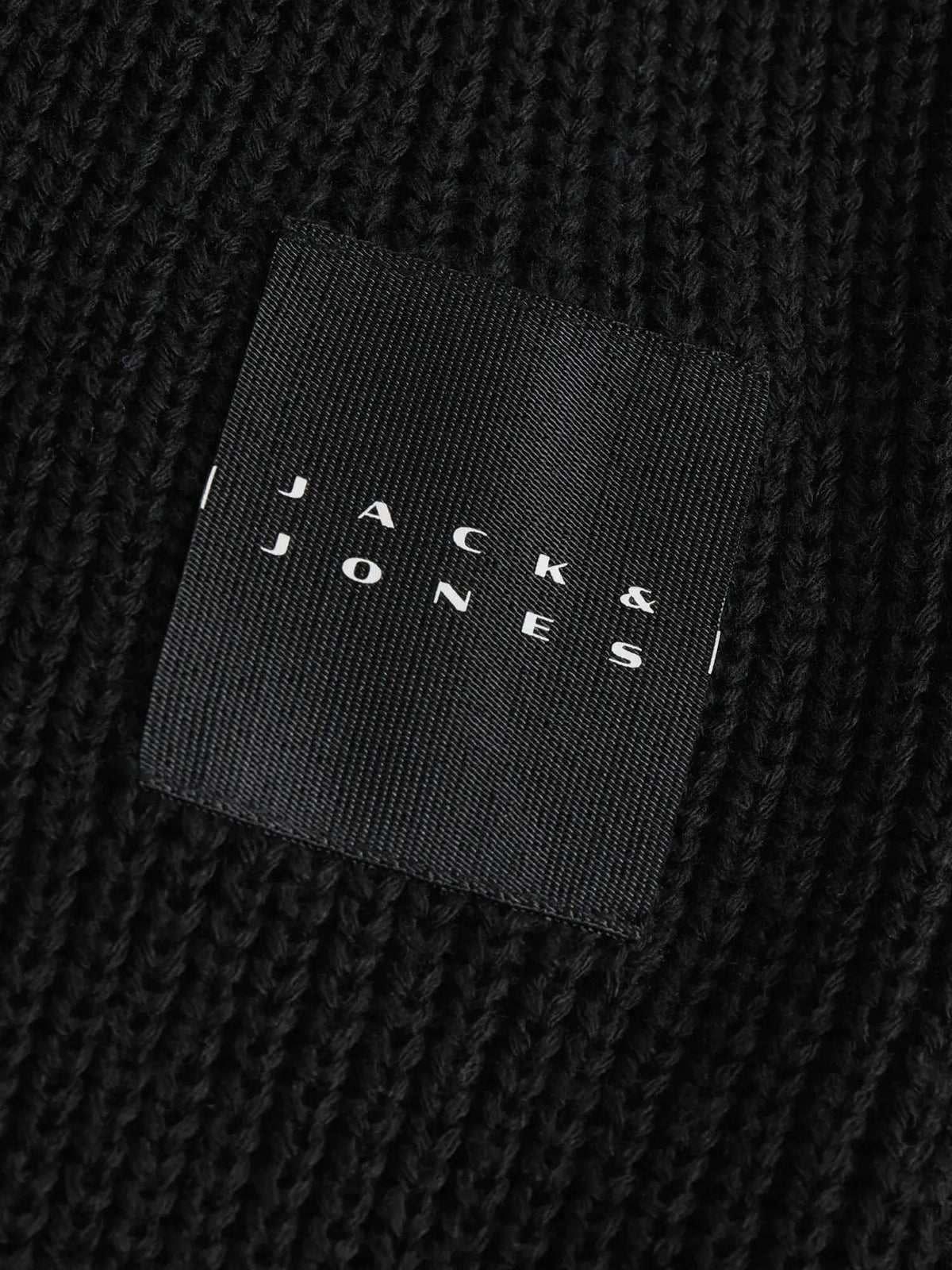 Jack & Jones Jcofusion Knit Label Crew Neck Nero
