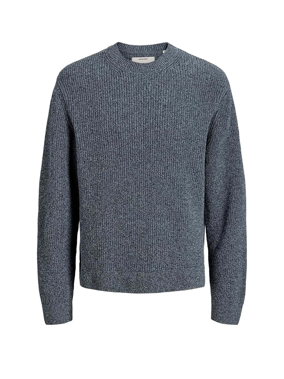 Jack & Jones Jcofusion Knit Label Crew Neck Blu