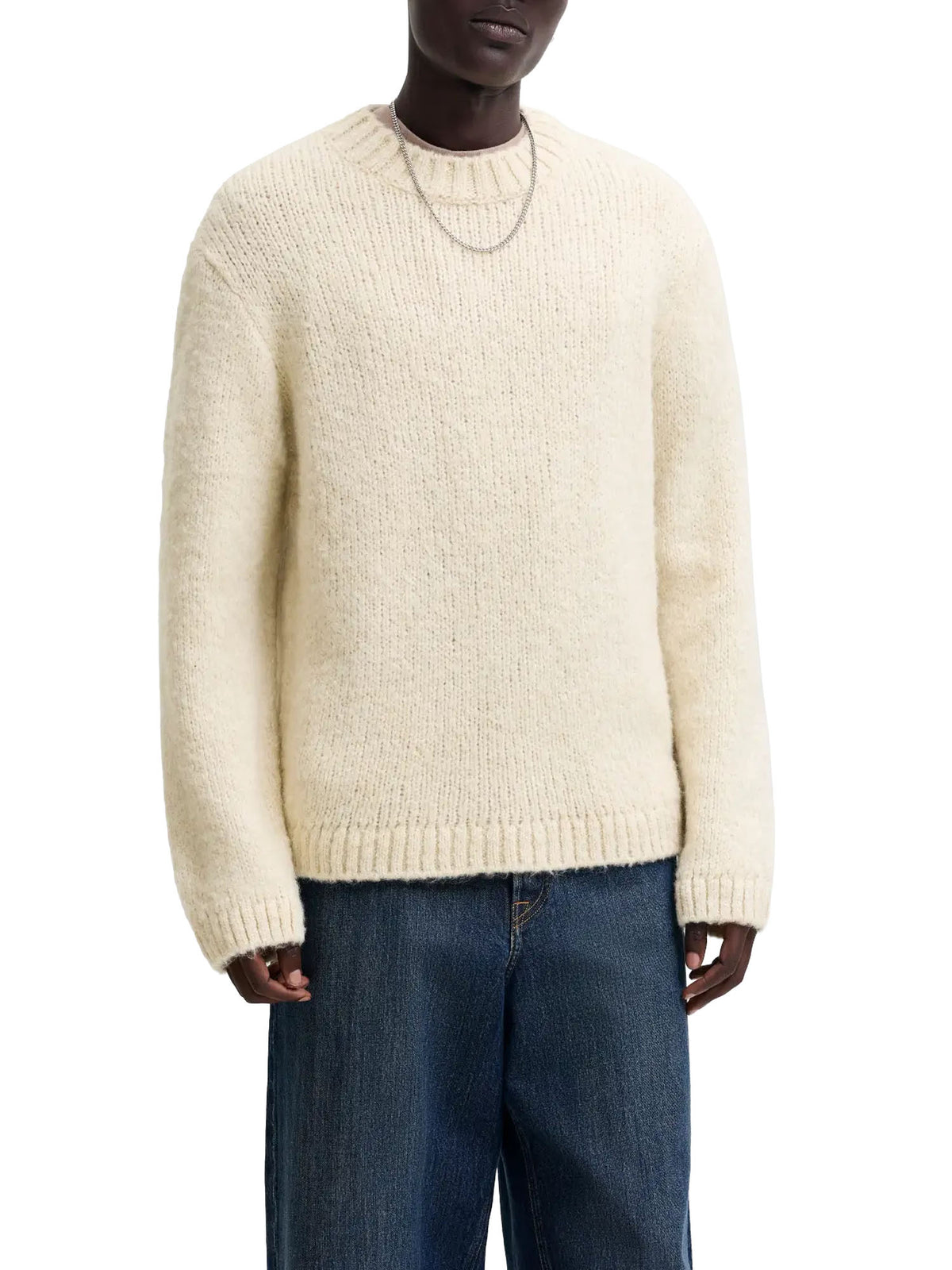 Jack & Jones JORSalamanco Knit Crew Neck Beige