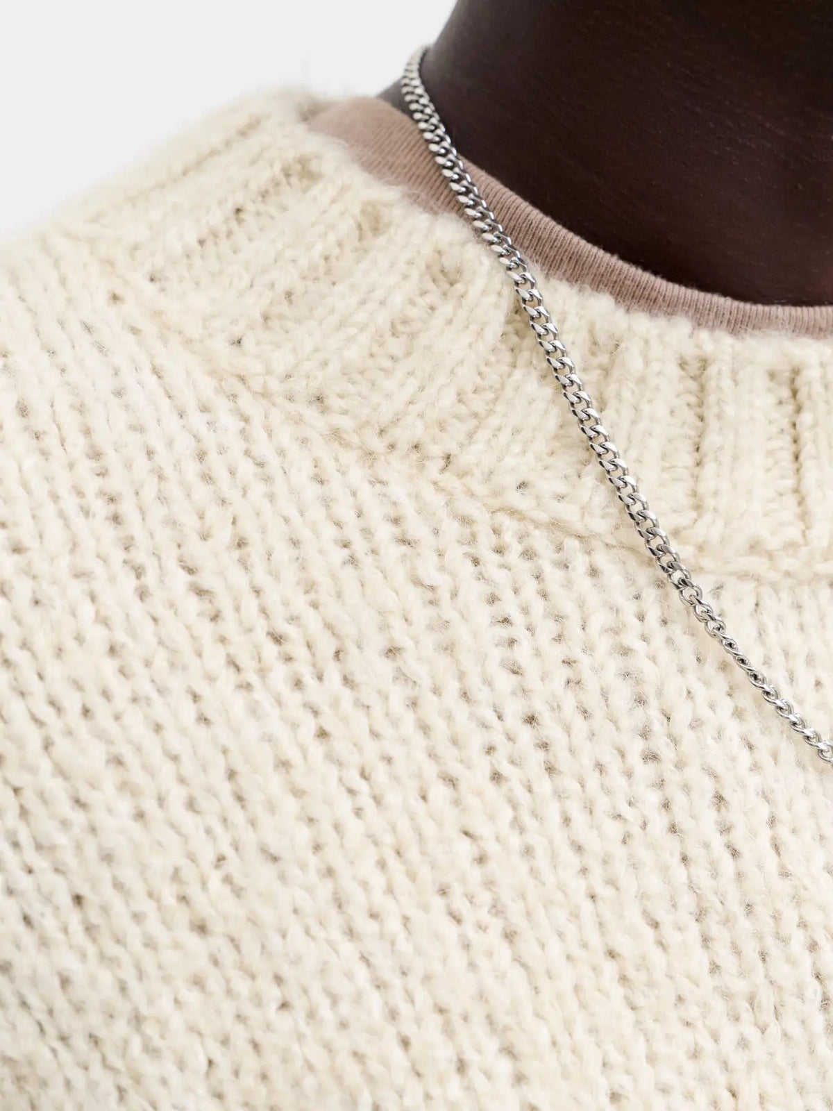 Jack & Jones JORSalamanco Knit Crew Neck Beige