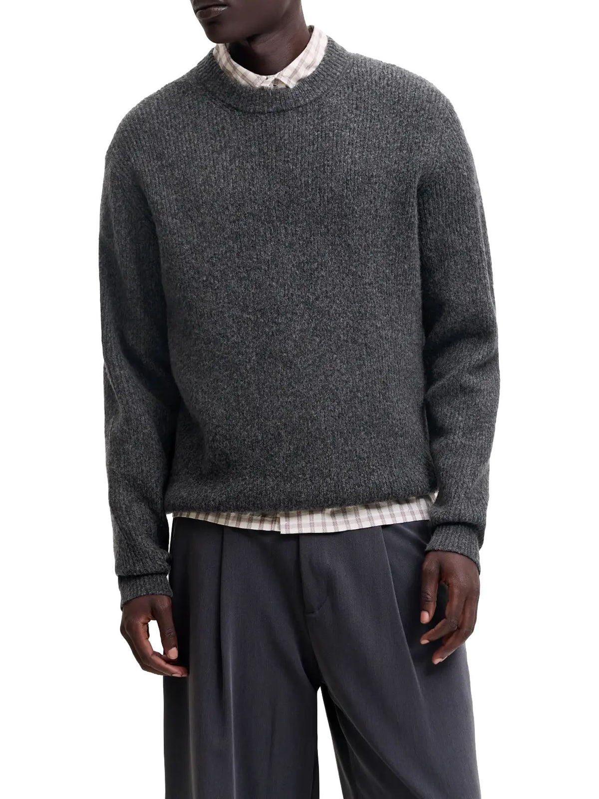 Jack & Jones JORFrederiksberg Ollie Knit Crew Neck Nero