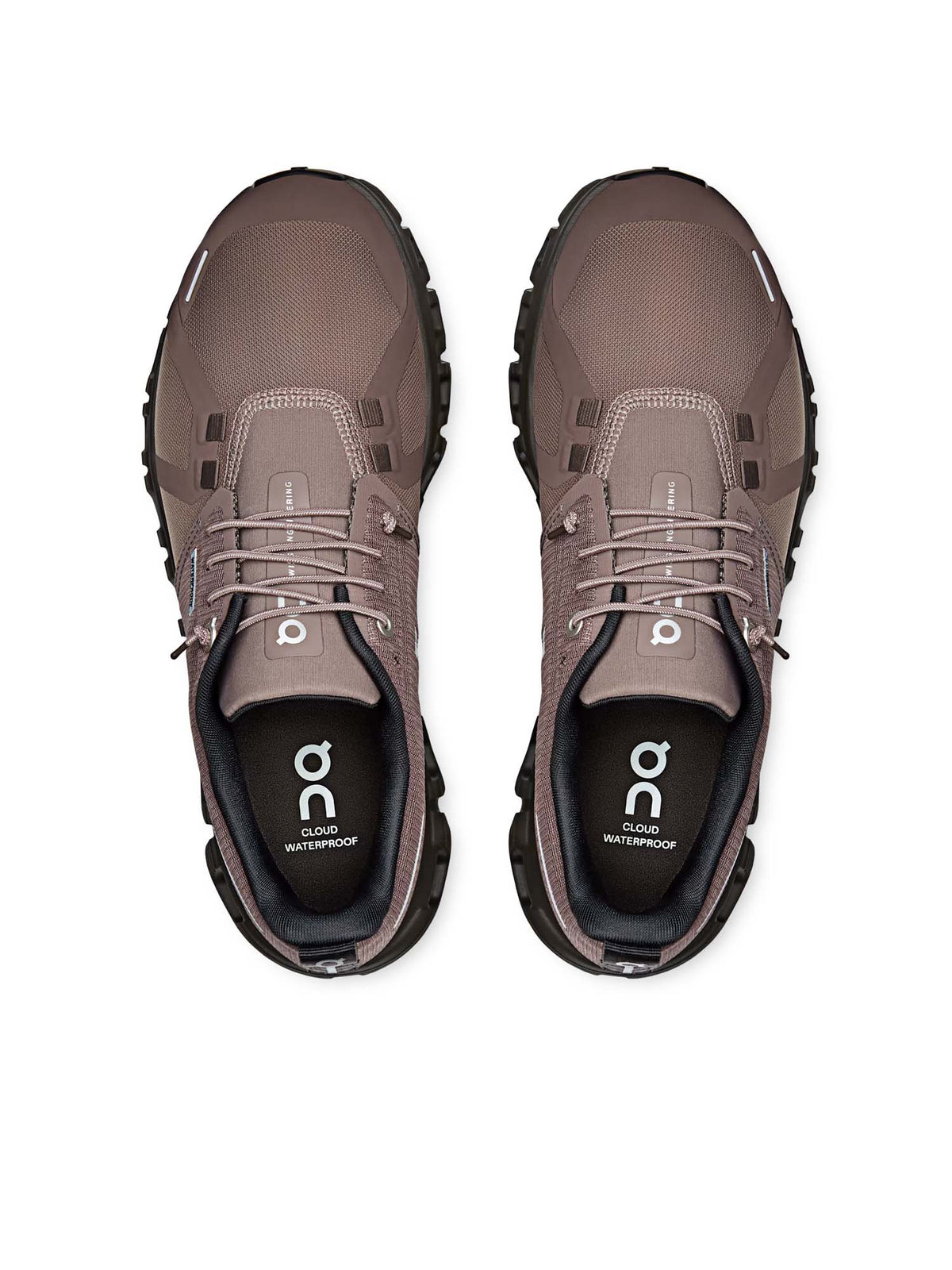 On Scarpe Cloud 6 Waterproof da donna Marrone