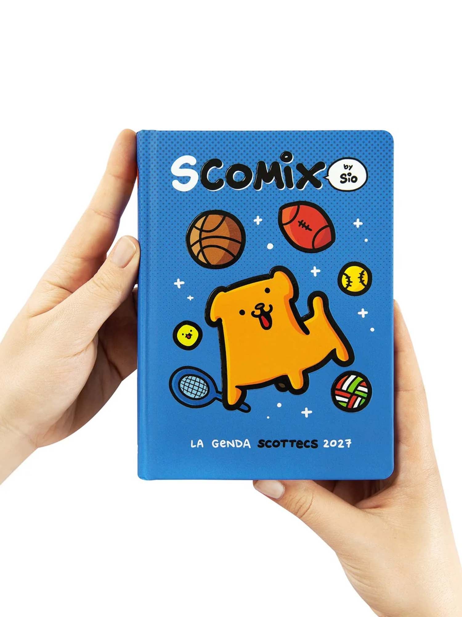 Comix Diario 16 Mesi 2026/27 - COMIX Scottecs by Sio - Giornaliero Blu