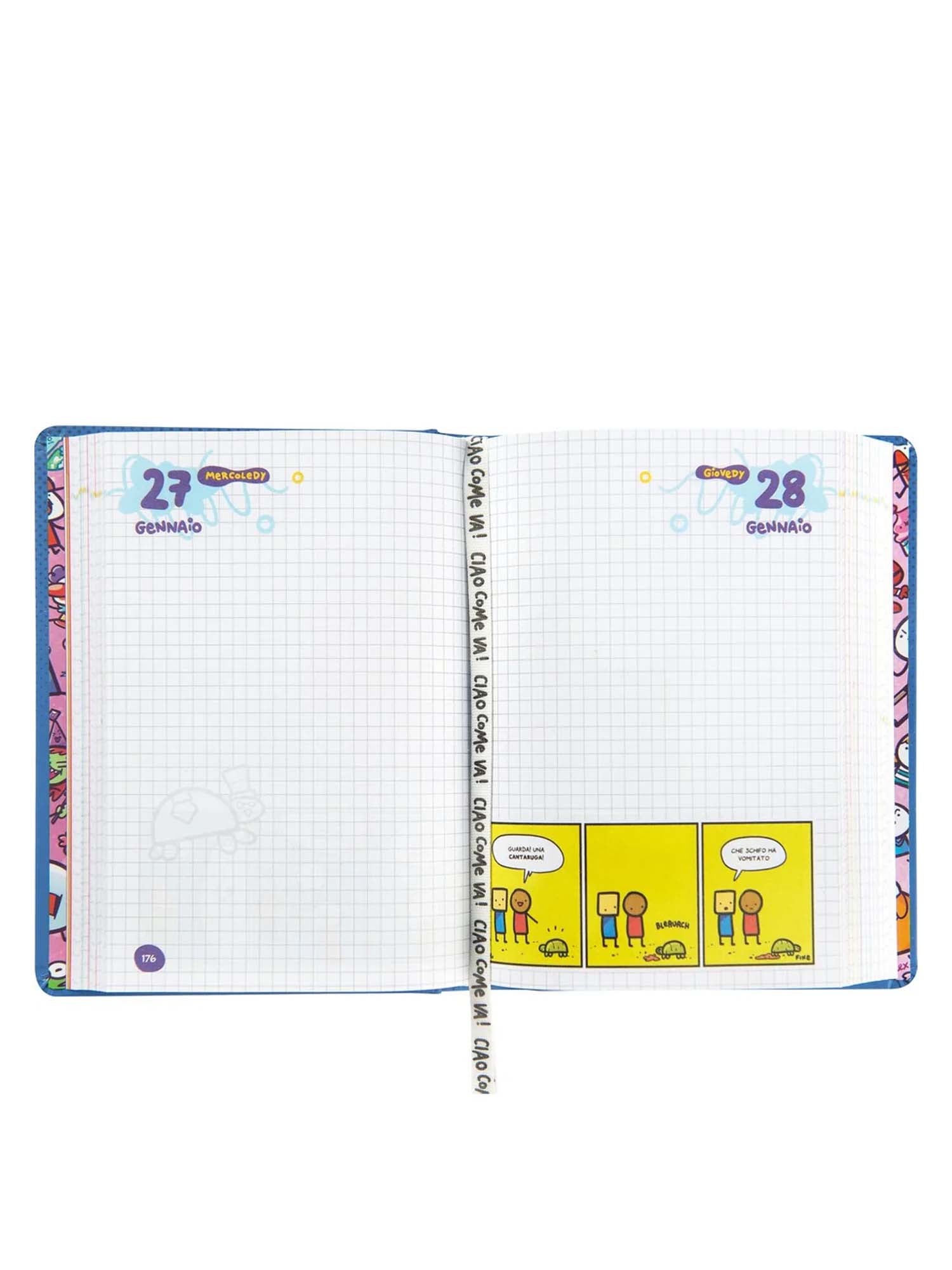 Comix Diario 16 Mesi 2026/27 - COMIX Scottecs by Sio - Giornaliero Blu