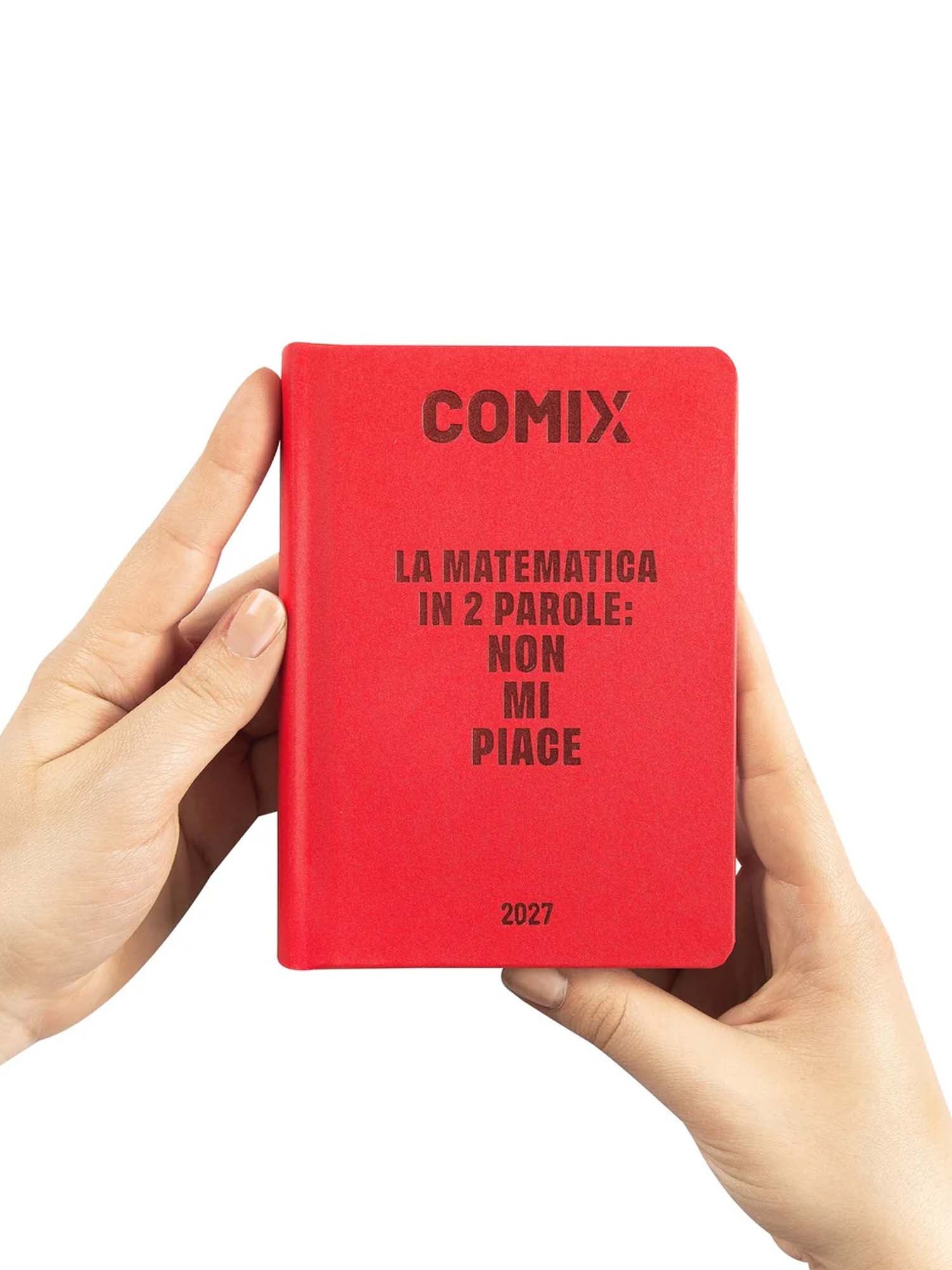 Comix Diario 16 Mesi 2026/27 - COMIX - Giornaliero Mignon Plus Rosso