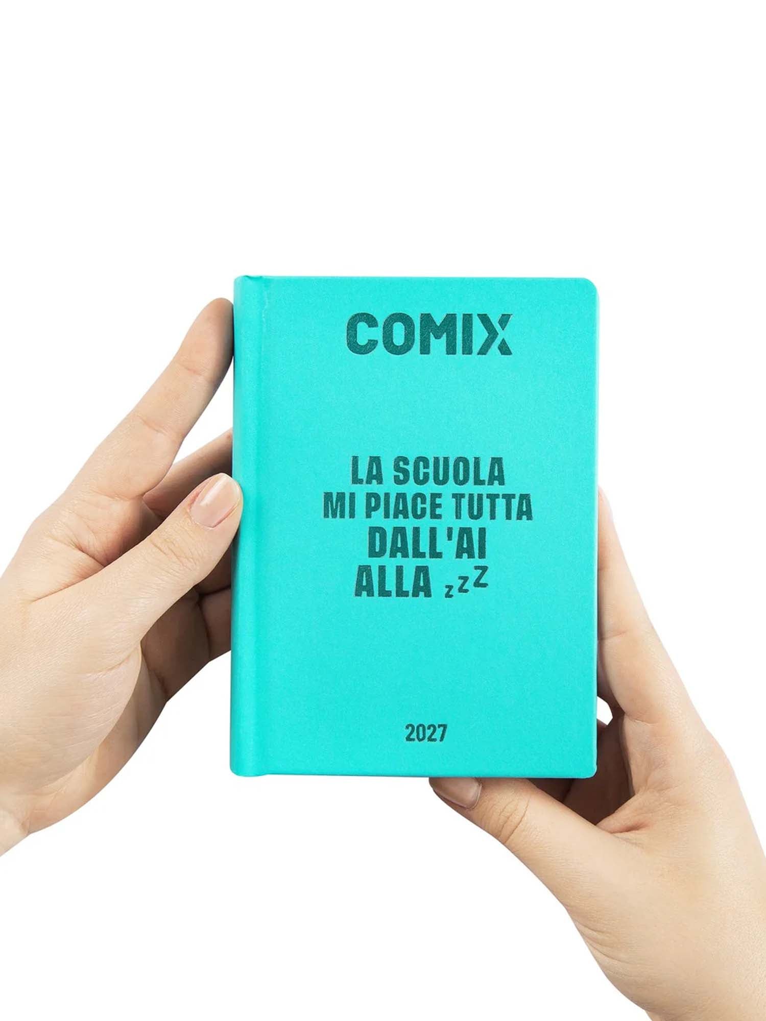 Comix Diario 16 Mesi 2026/27 - COMIX - Giornaliero Mignon Plus Azzurro