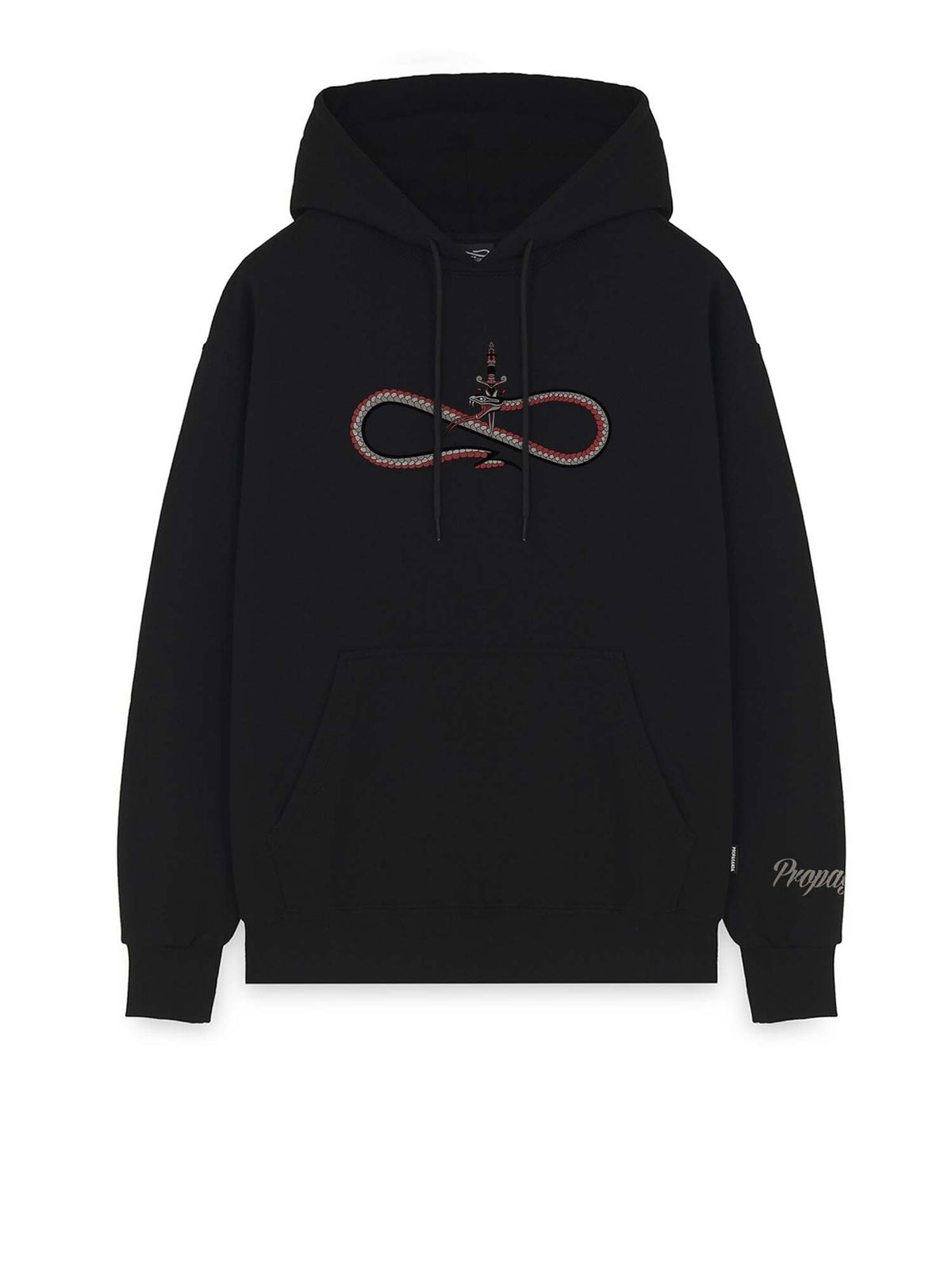 Propaganda Logo Sword Hoodie Nero