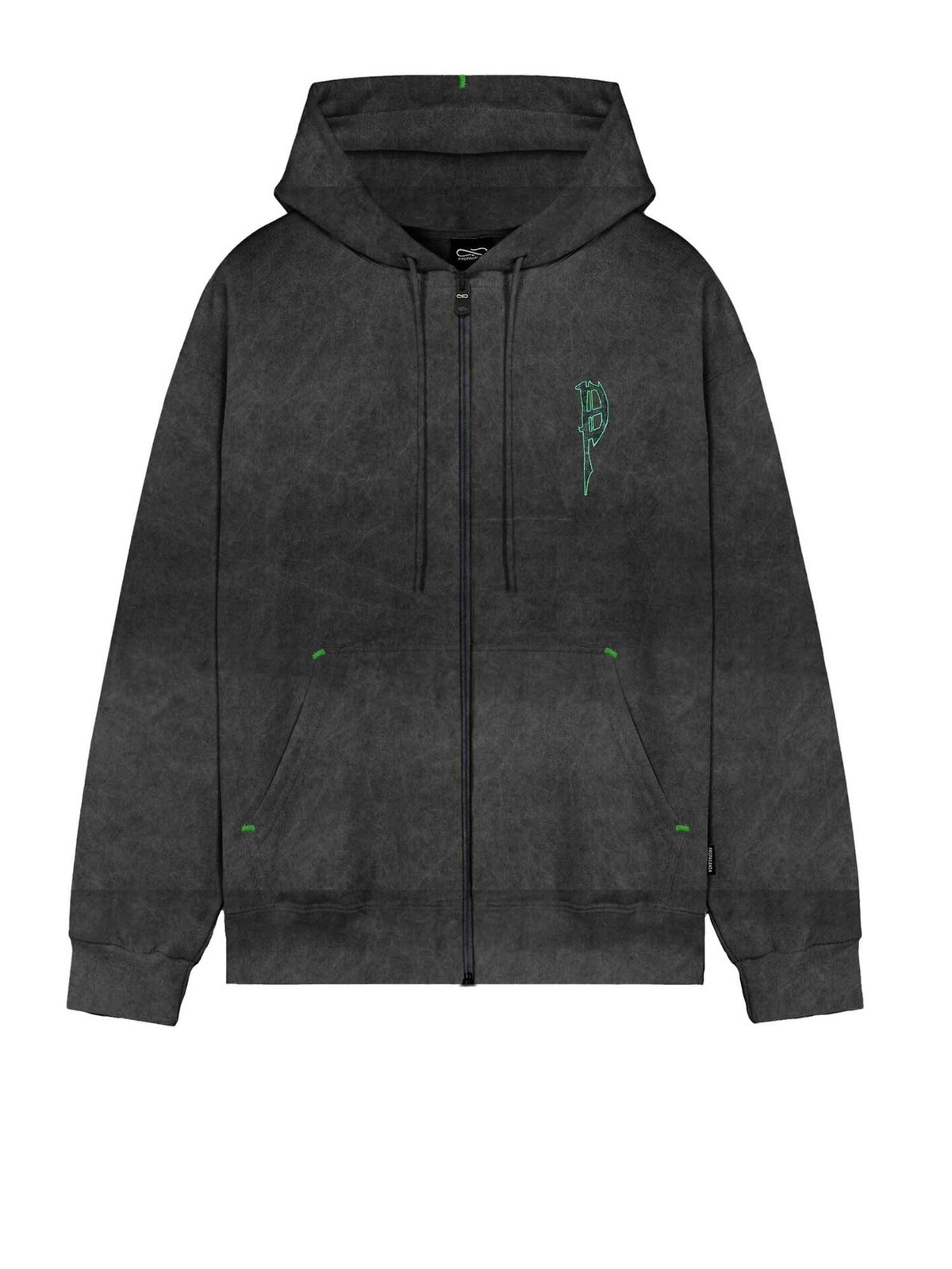 Propaganda Cannibal Hoodie Stonewash Nero