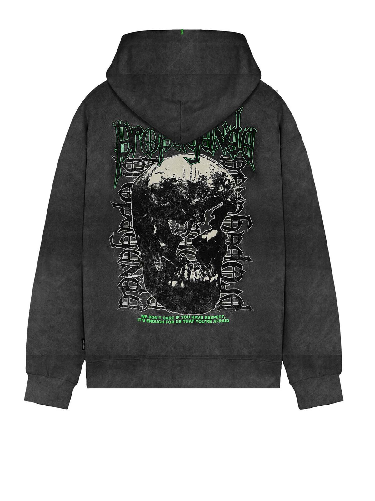 Propaganda Cannibal Hoodie Stonewash Nero