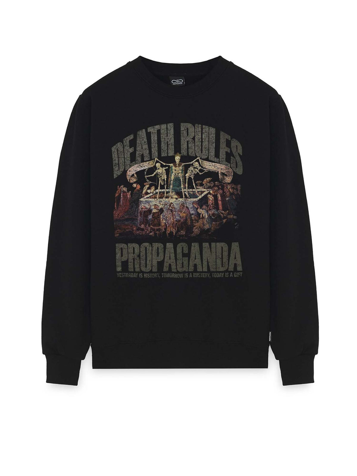 Propaganda King Crewneck Nero