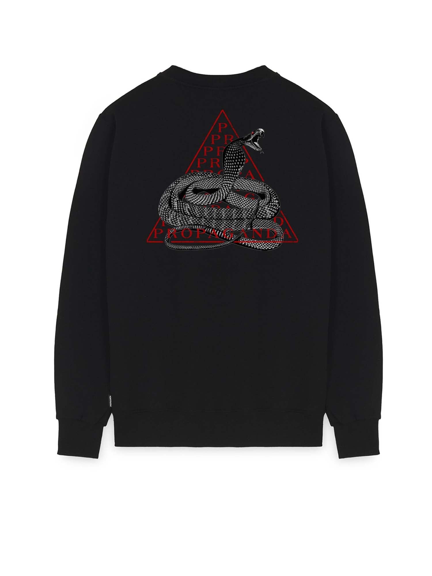 Propaganda Top Crewneck Nero