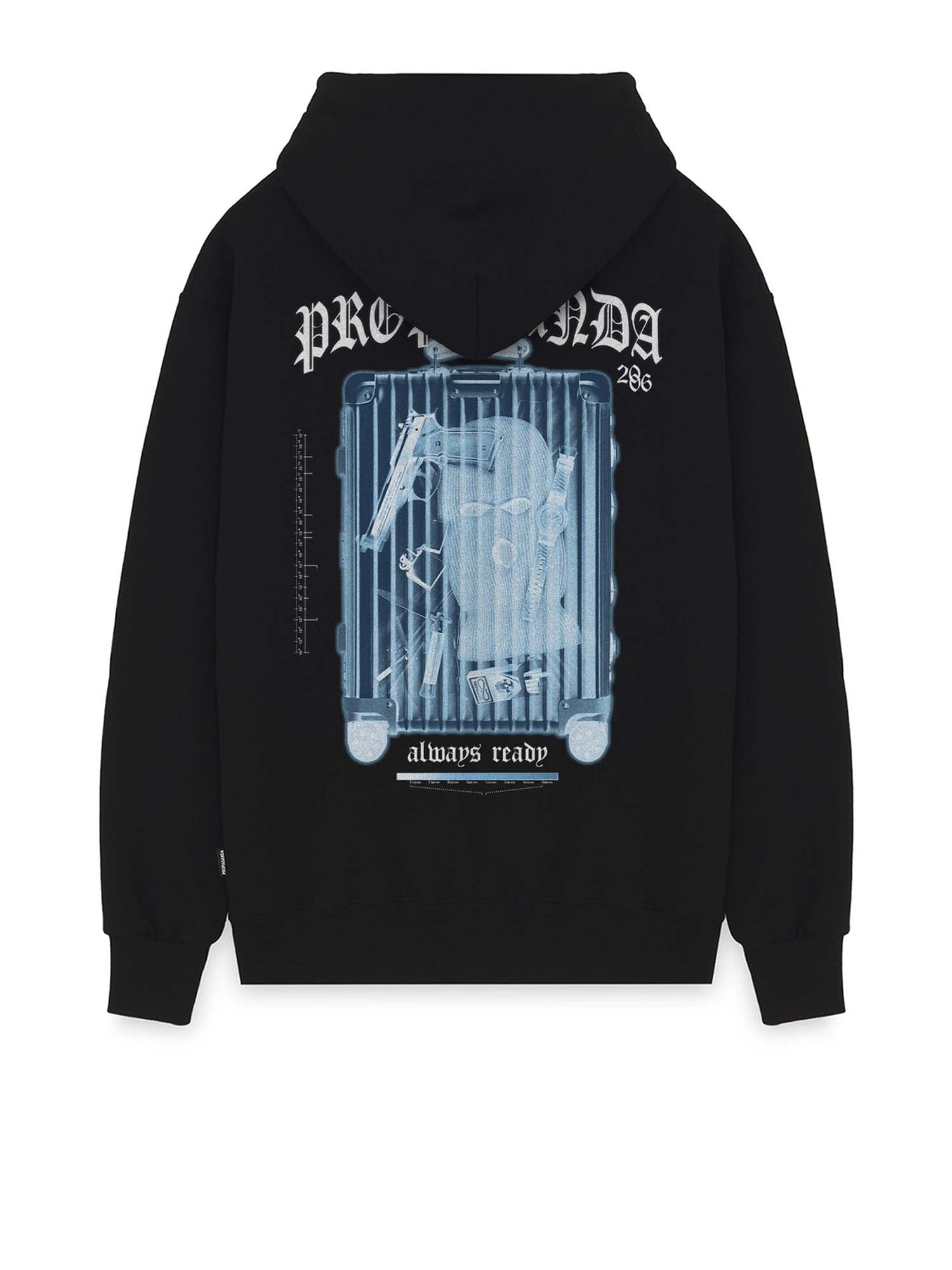 Propaganda Xray Hoodie Nero