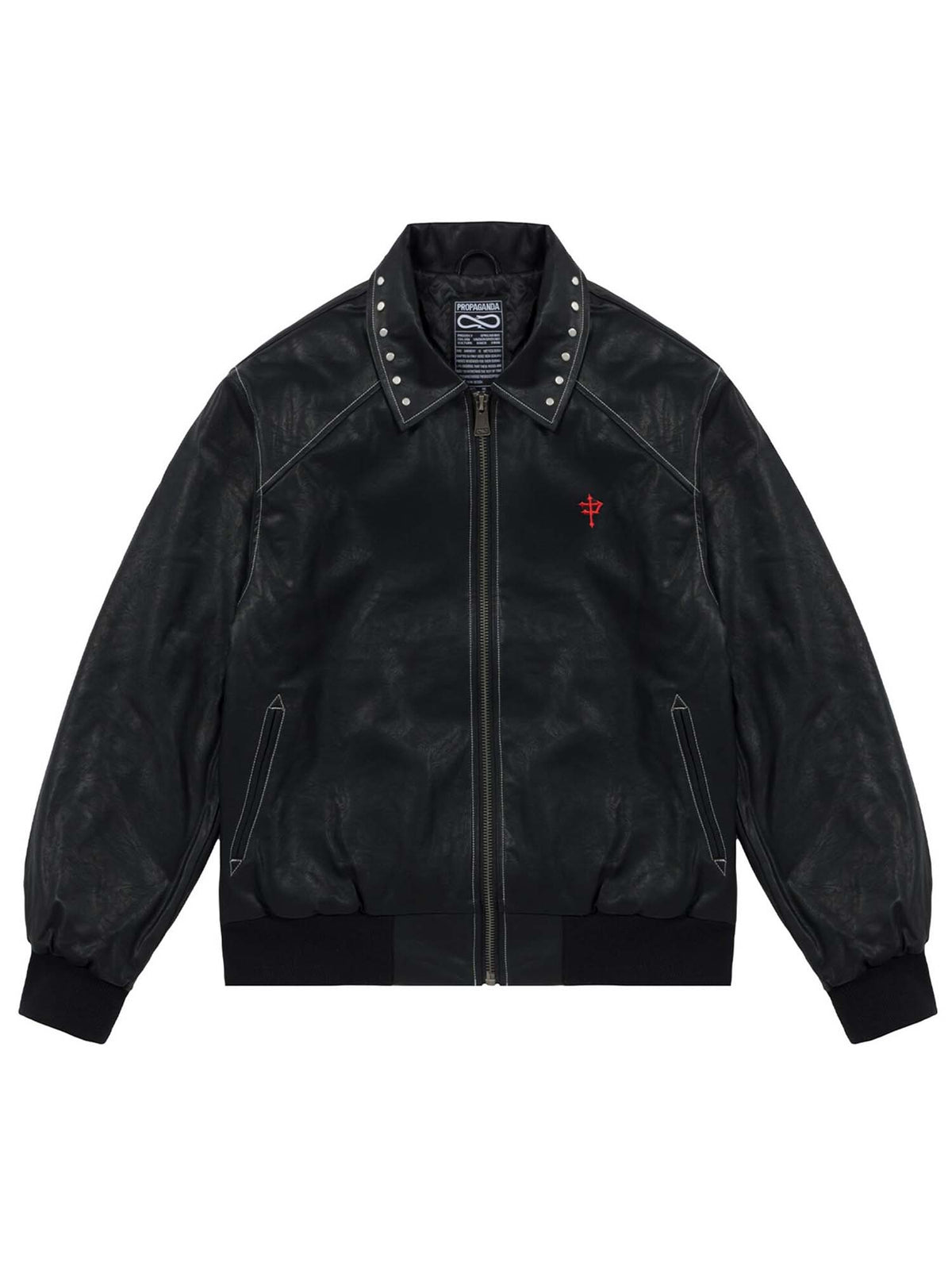 Propaganda Capital Varsity Jacket Nero