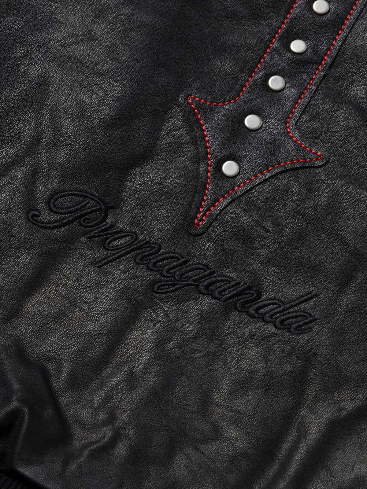 Propaganda Capital Varsity Jacket Nero