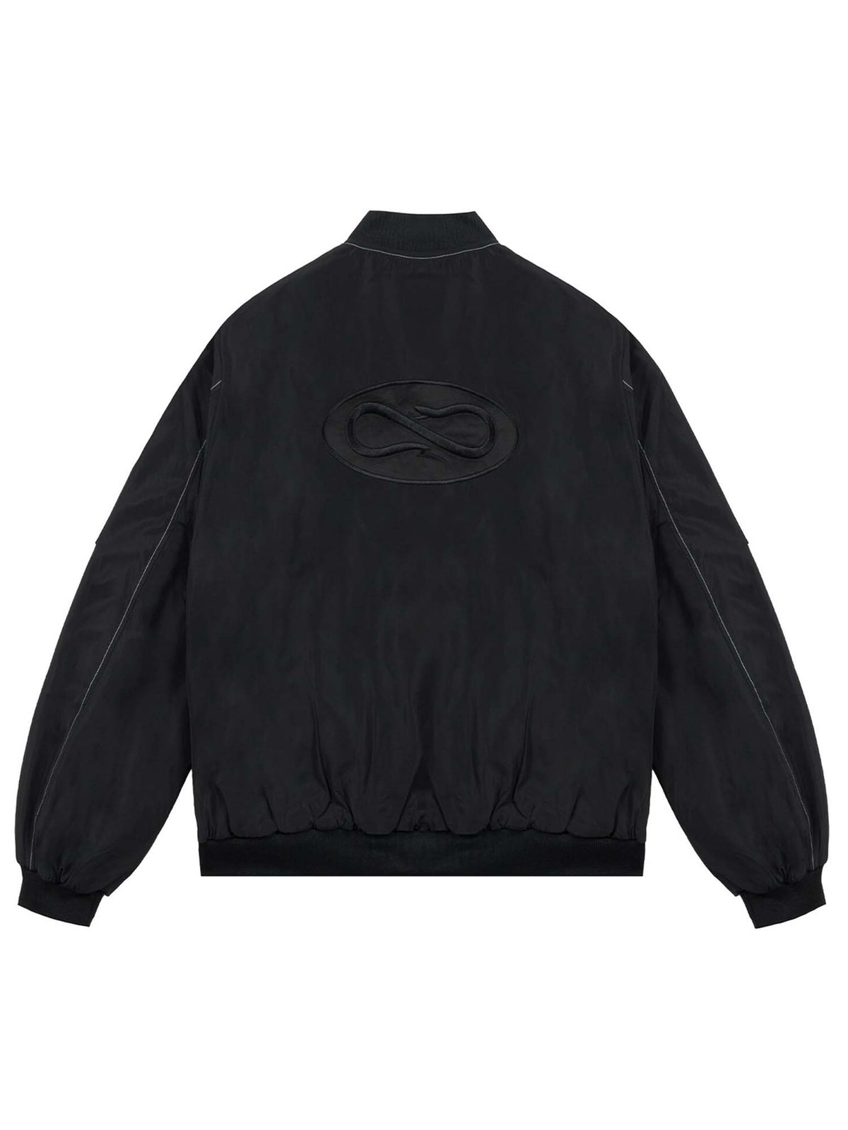 Propaganda Logo Atom Bomber Jacket Nero