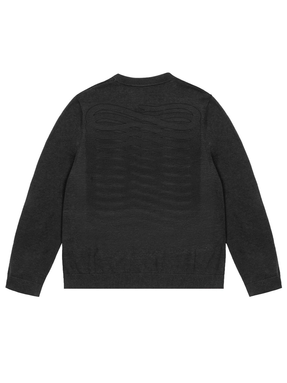Propaganda Ribs Sweater Nero