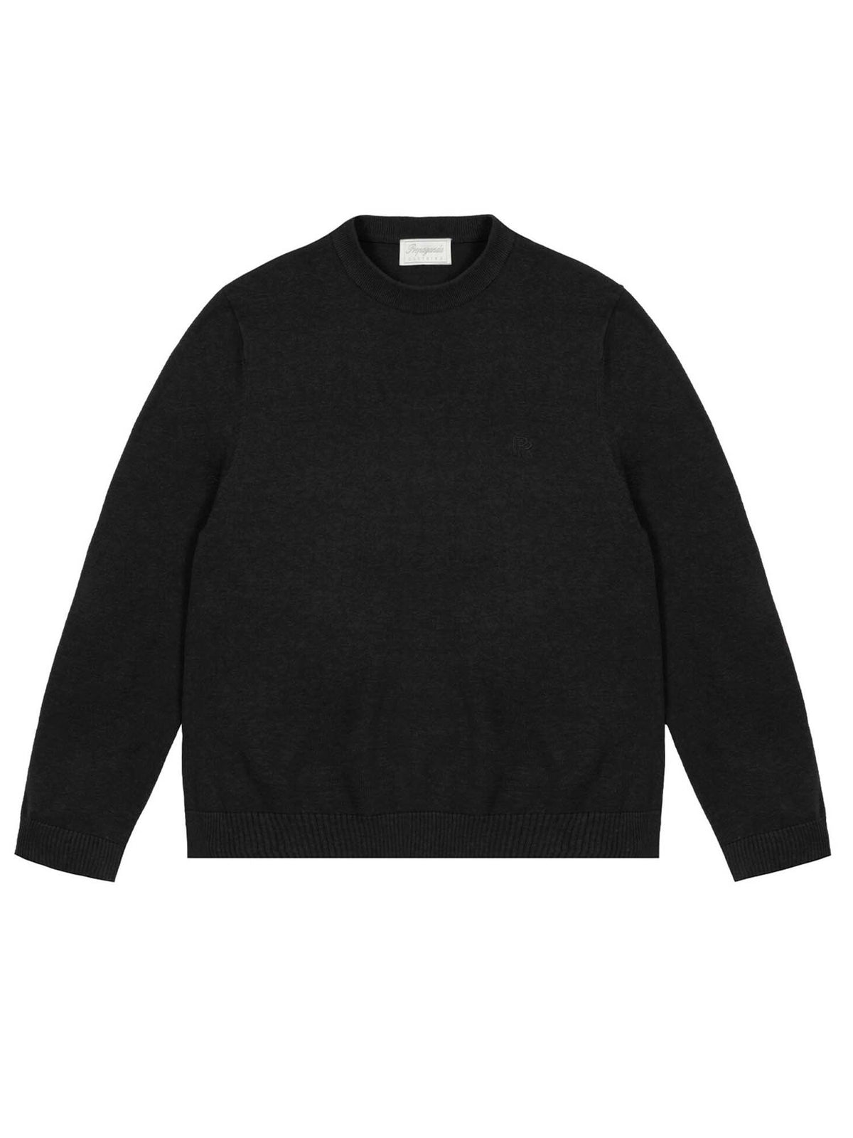 Propaganda Ribs Sweater Nero