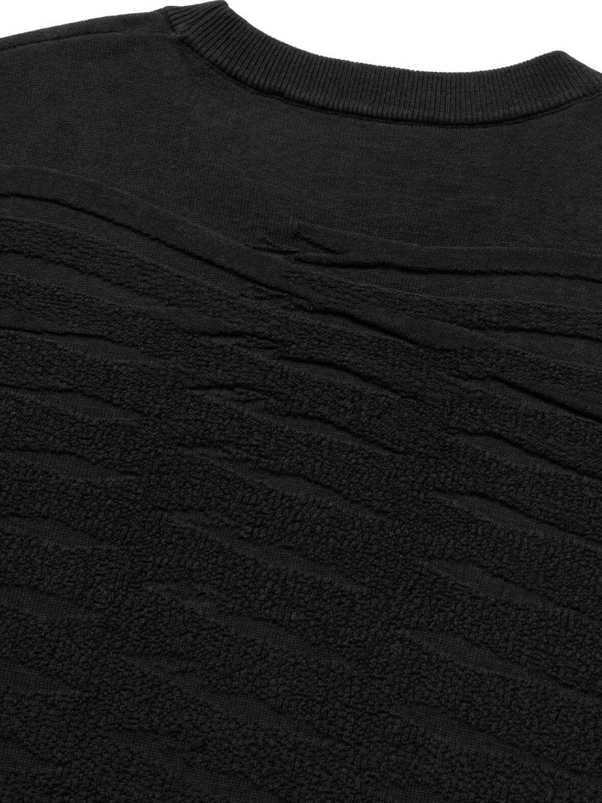 Propaganda Ribs Sweater Nero