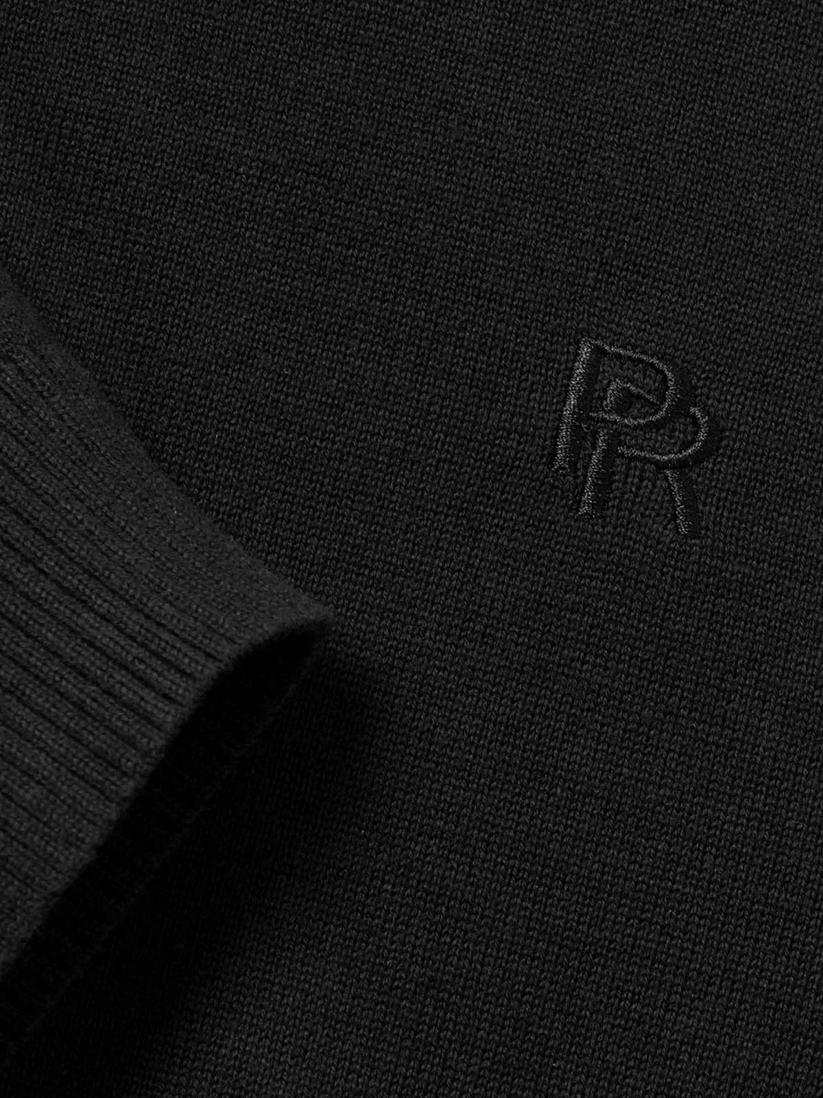 Propaganda Ribs Sweater Nero
