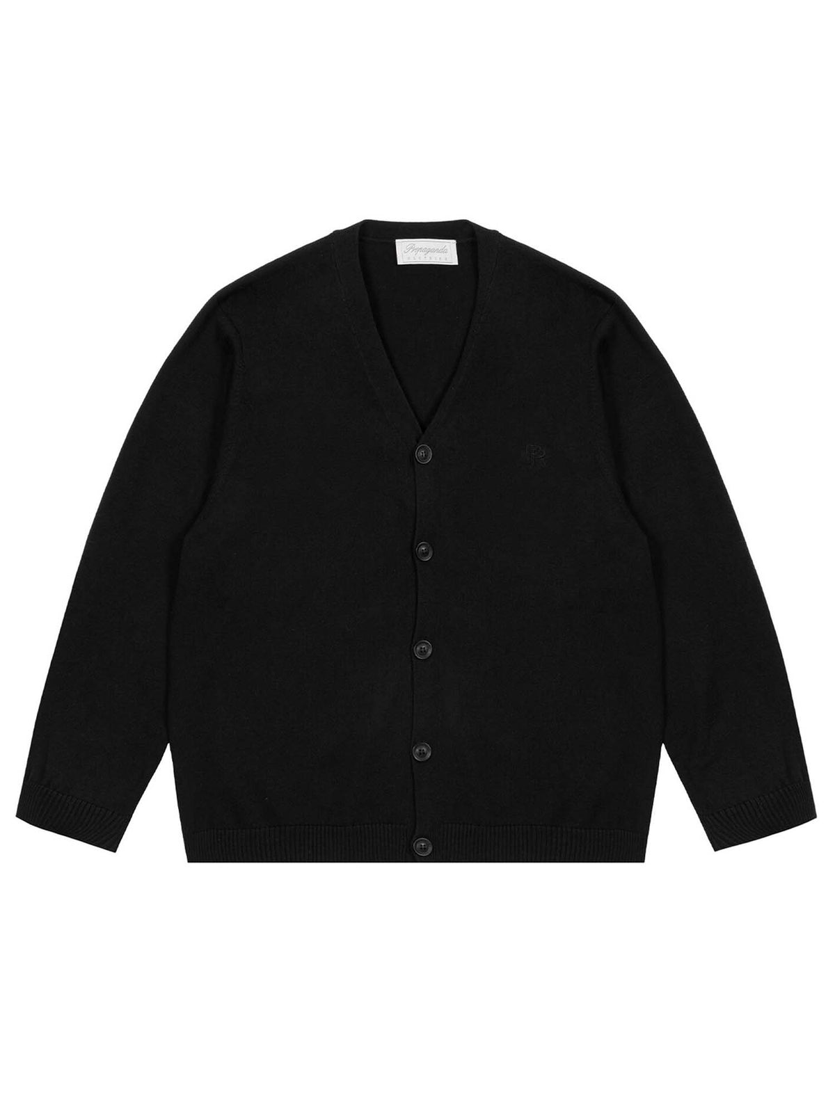 Propaganda Ribs Sweater Nero