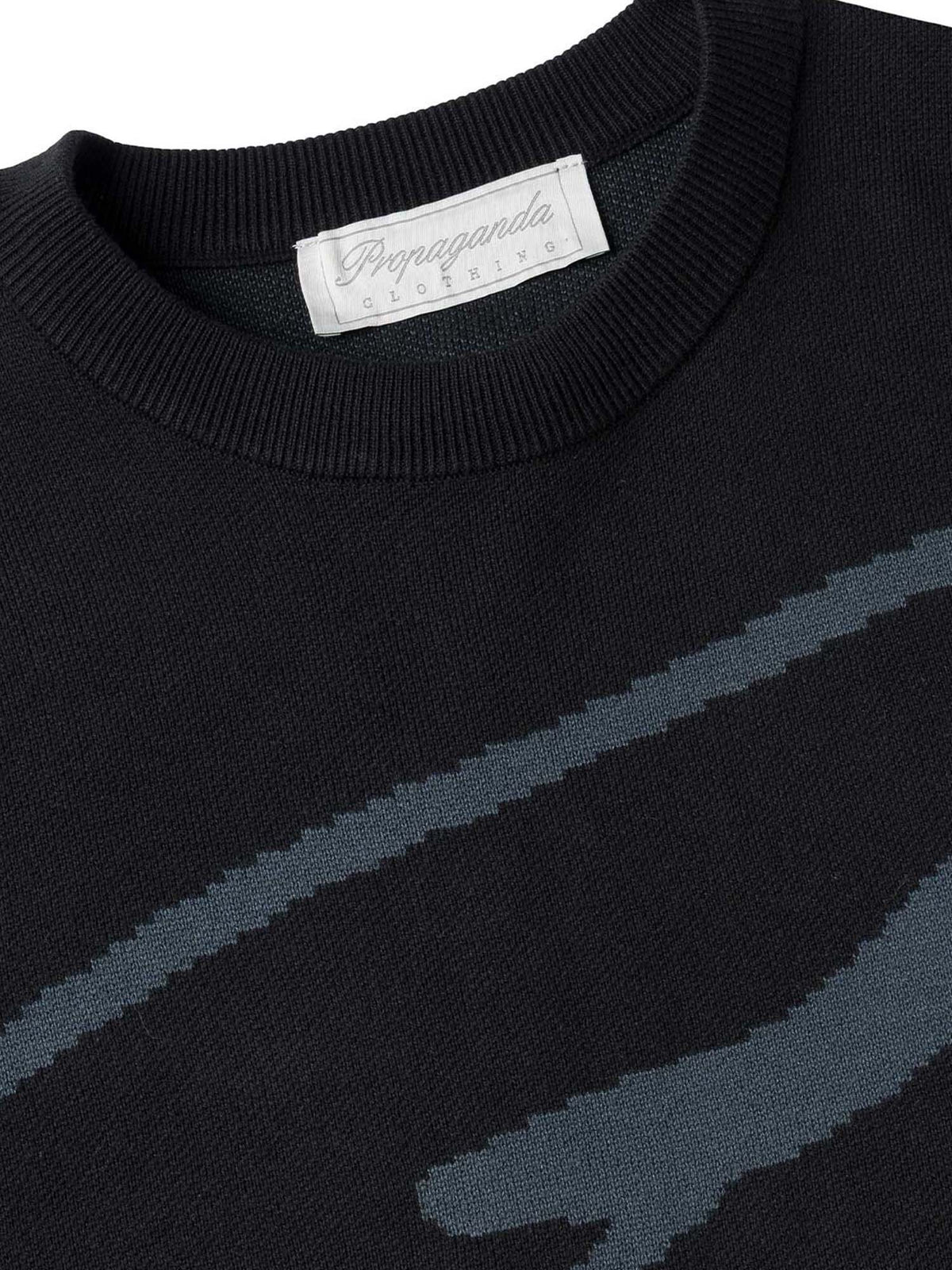 Propaganda Logo Atom Sweater Nero