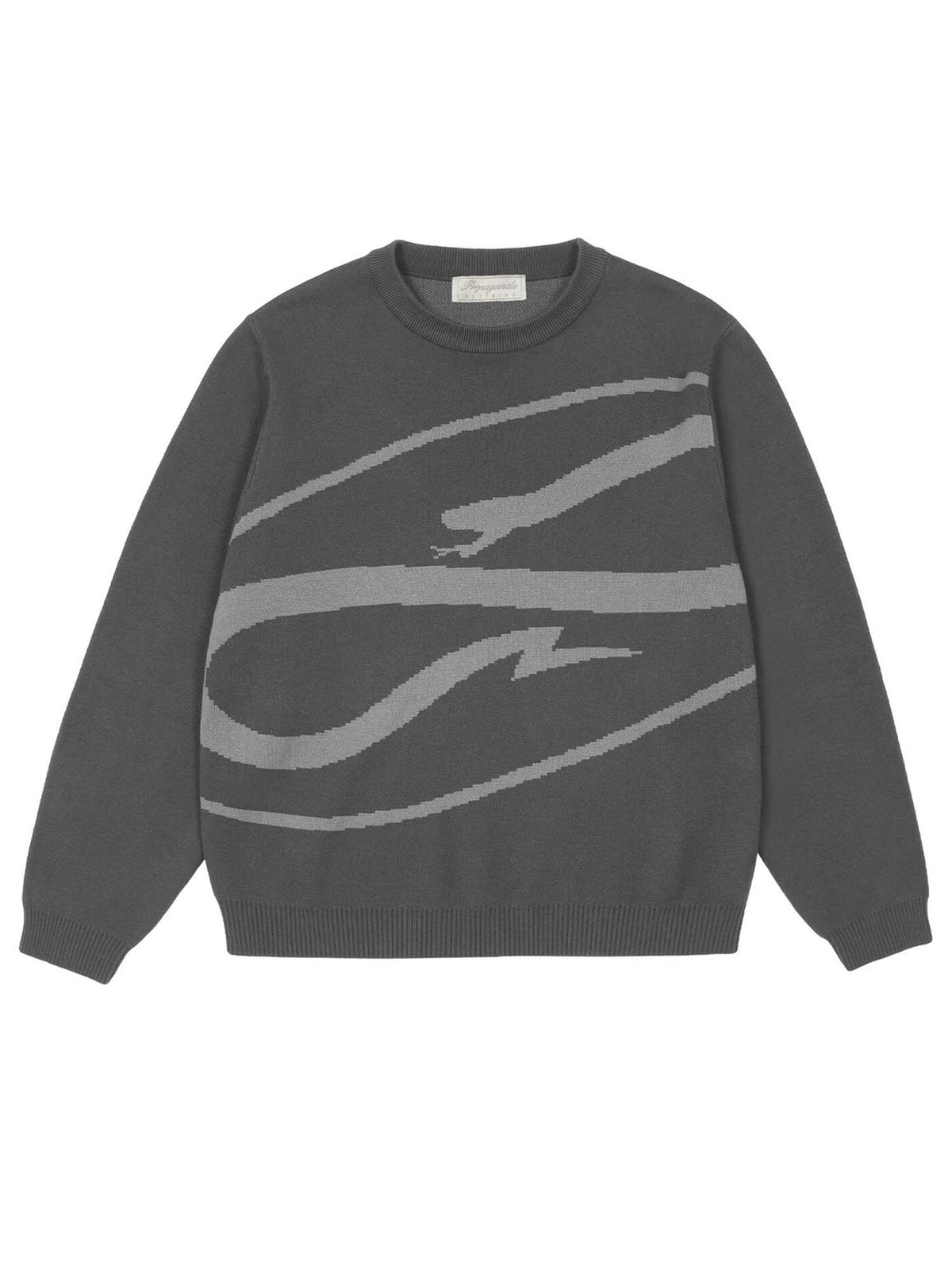 Propaganda Logo Atom Sweater Grigio