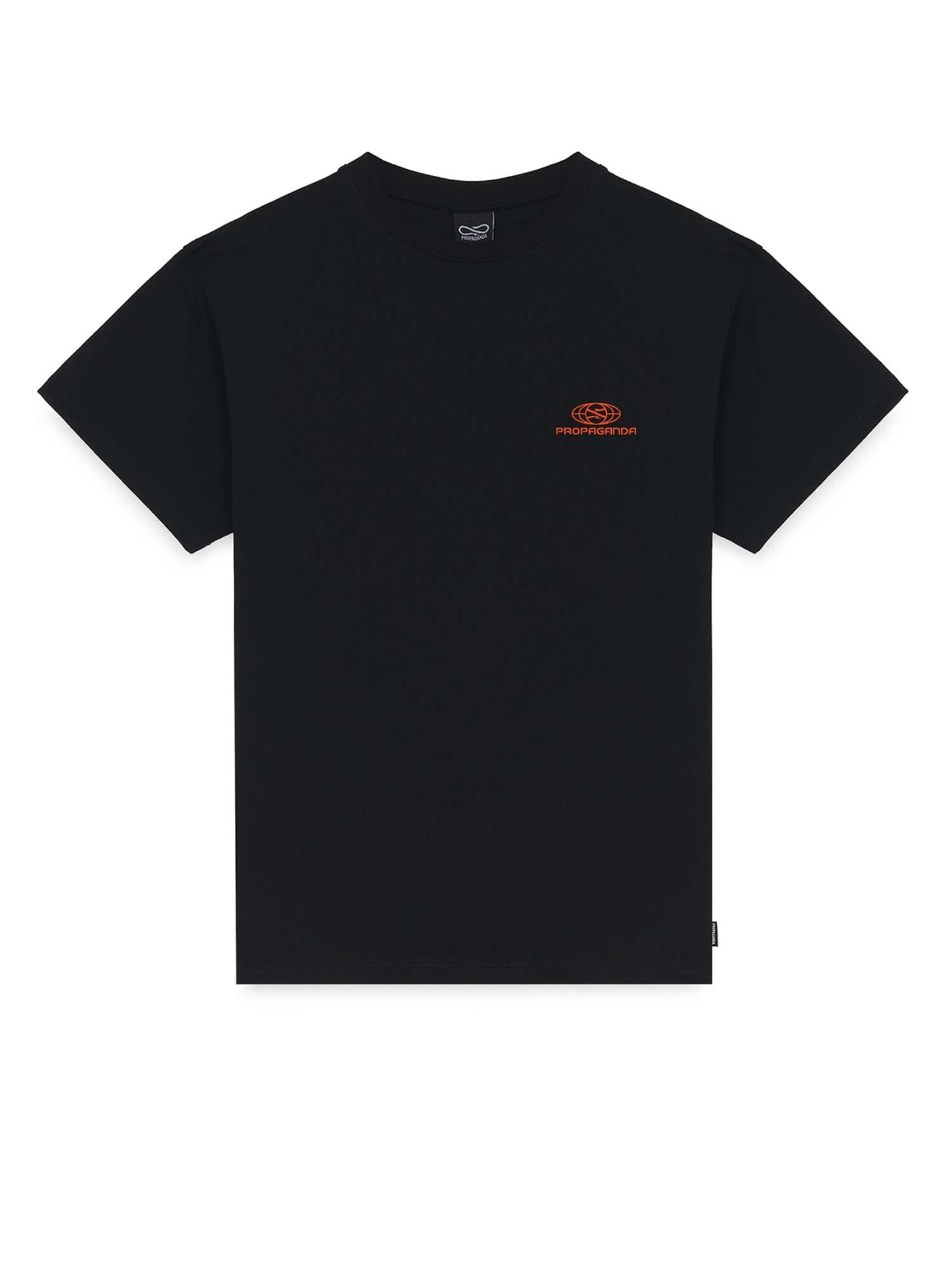 Propaganda Logo Planet Tee Nero
