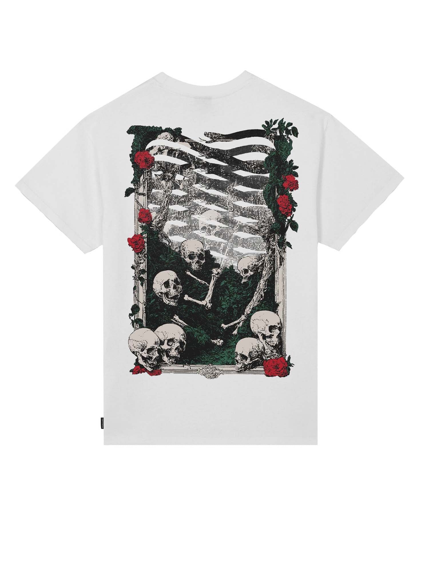 Propaganda Ribs Blossom Tee Bianco