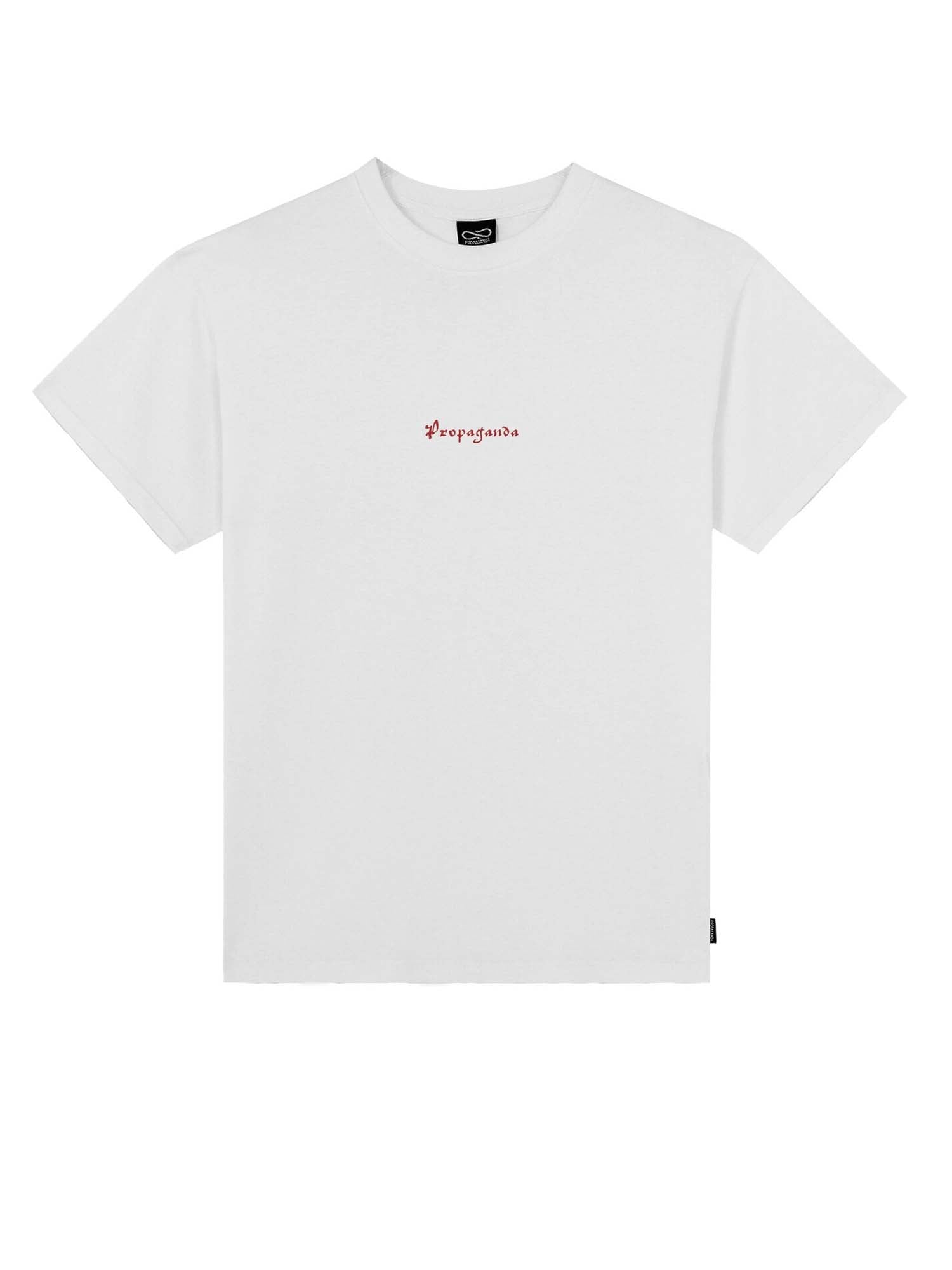 Propaganda Ribs Blossom Tee Bianco