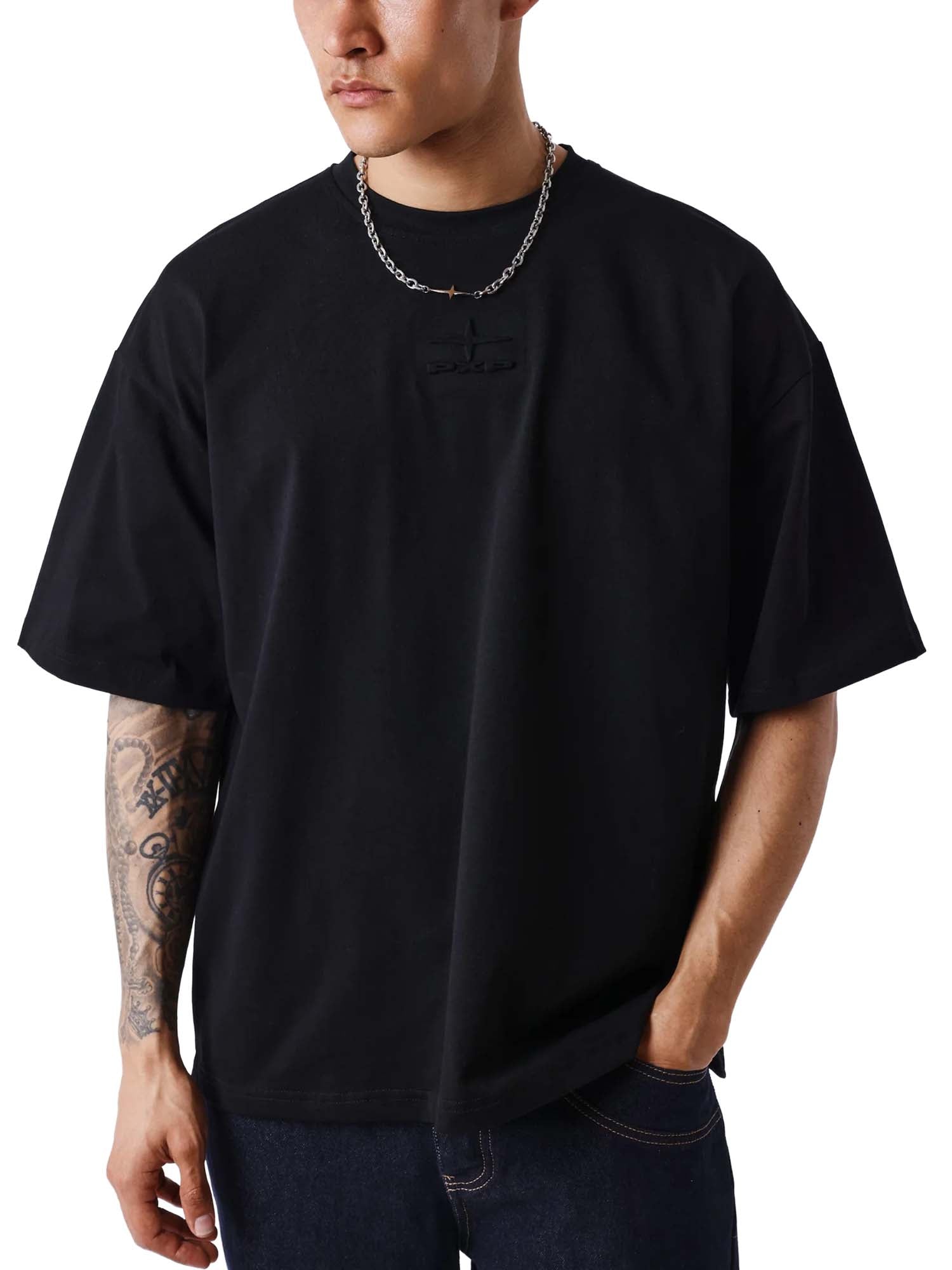 Project X Paris T-shirt con motivo in rilievo Nero