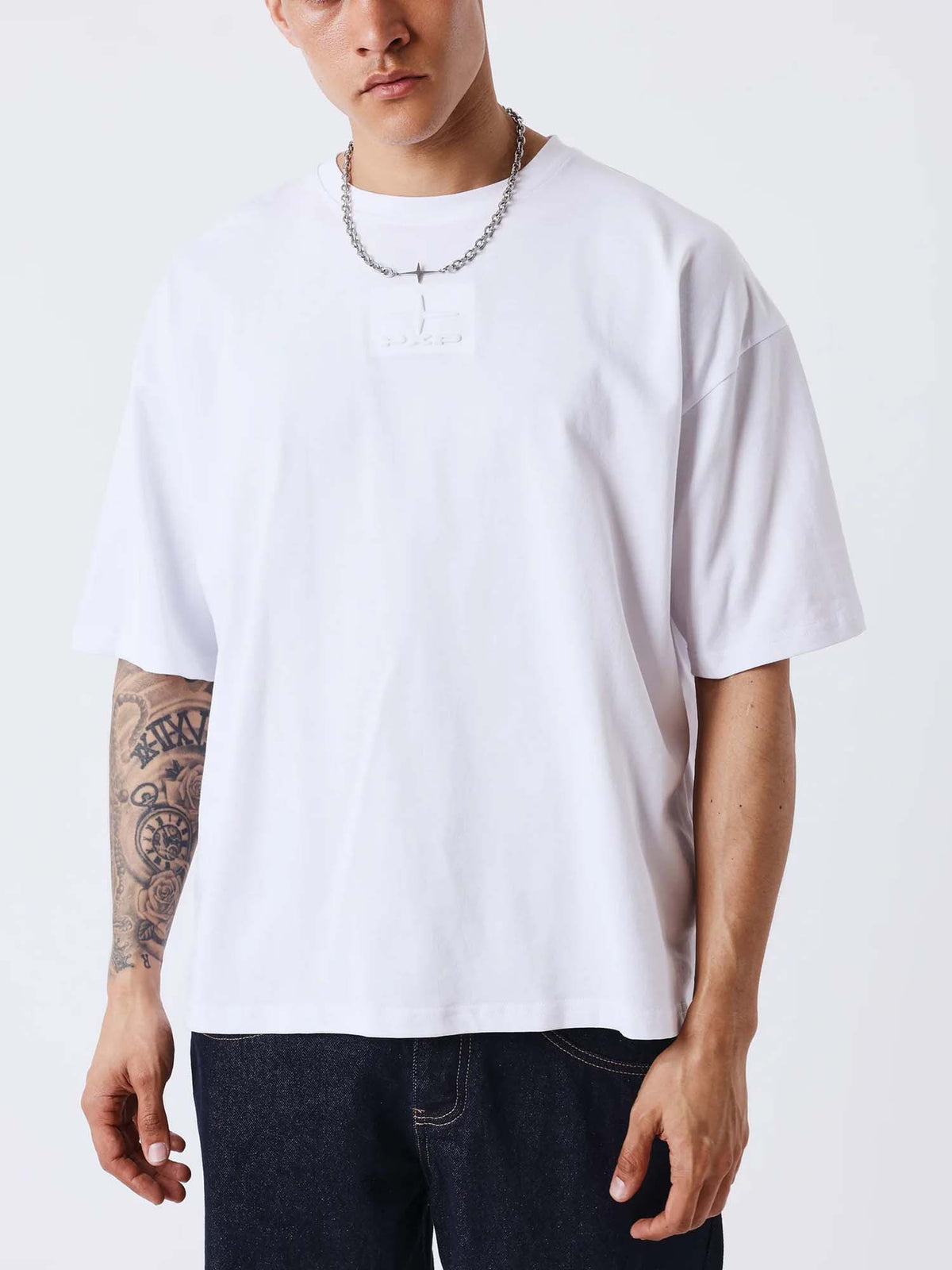 Project X Paris T-shirt con motivo in rilievo Bianco