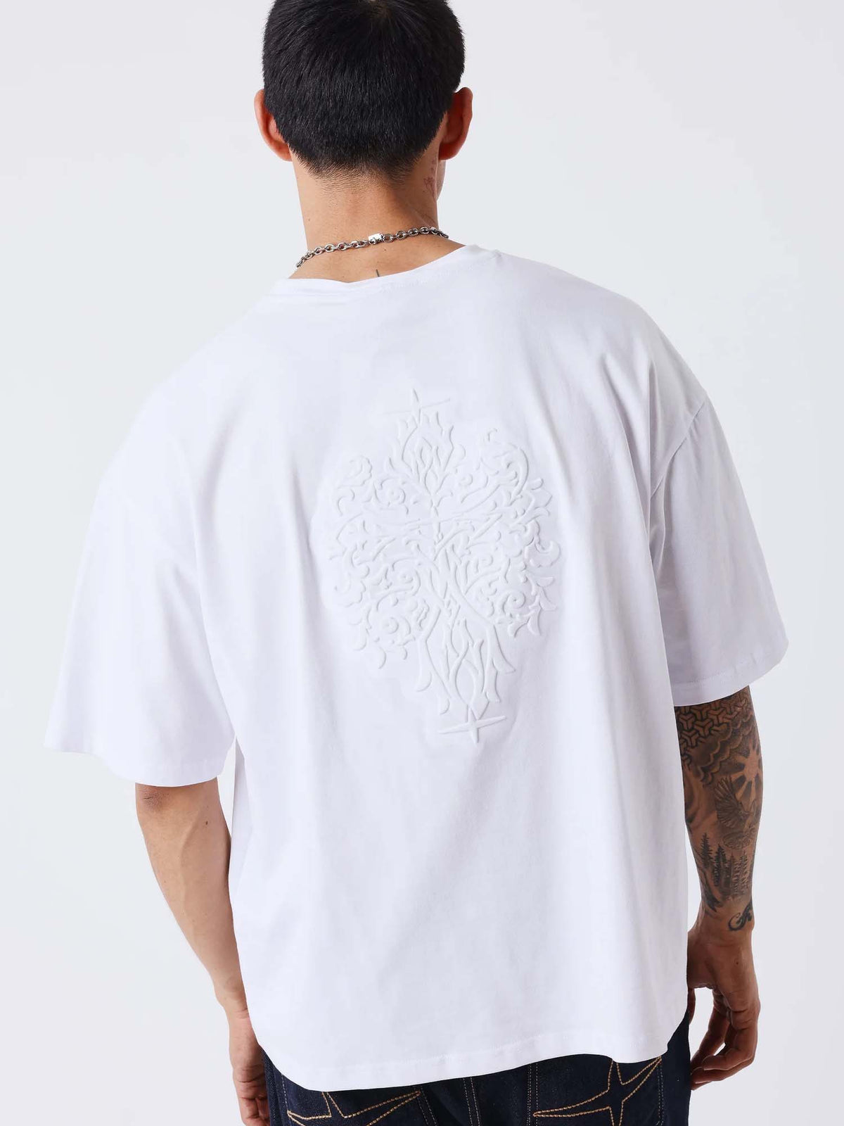 Project X Paris T-shirt con motivo in rilievo Bianco