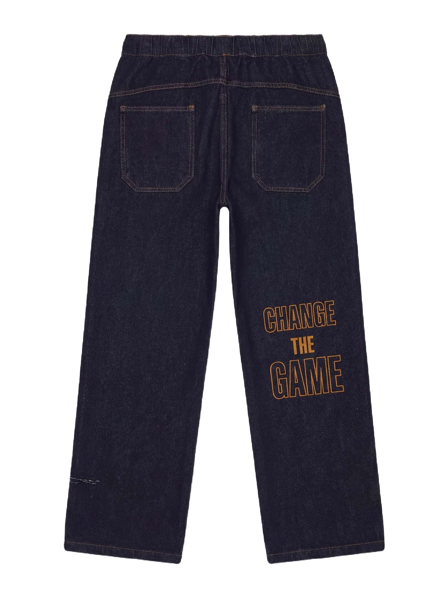 Project X Paris Pantalone in denim snow Blu