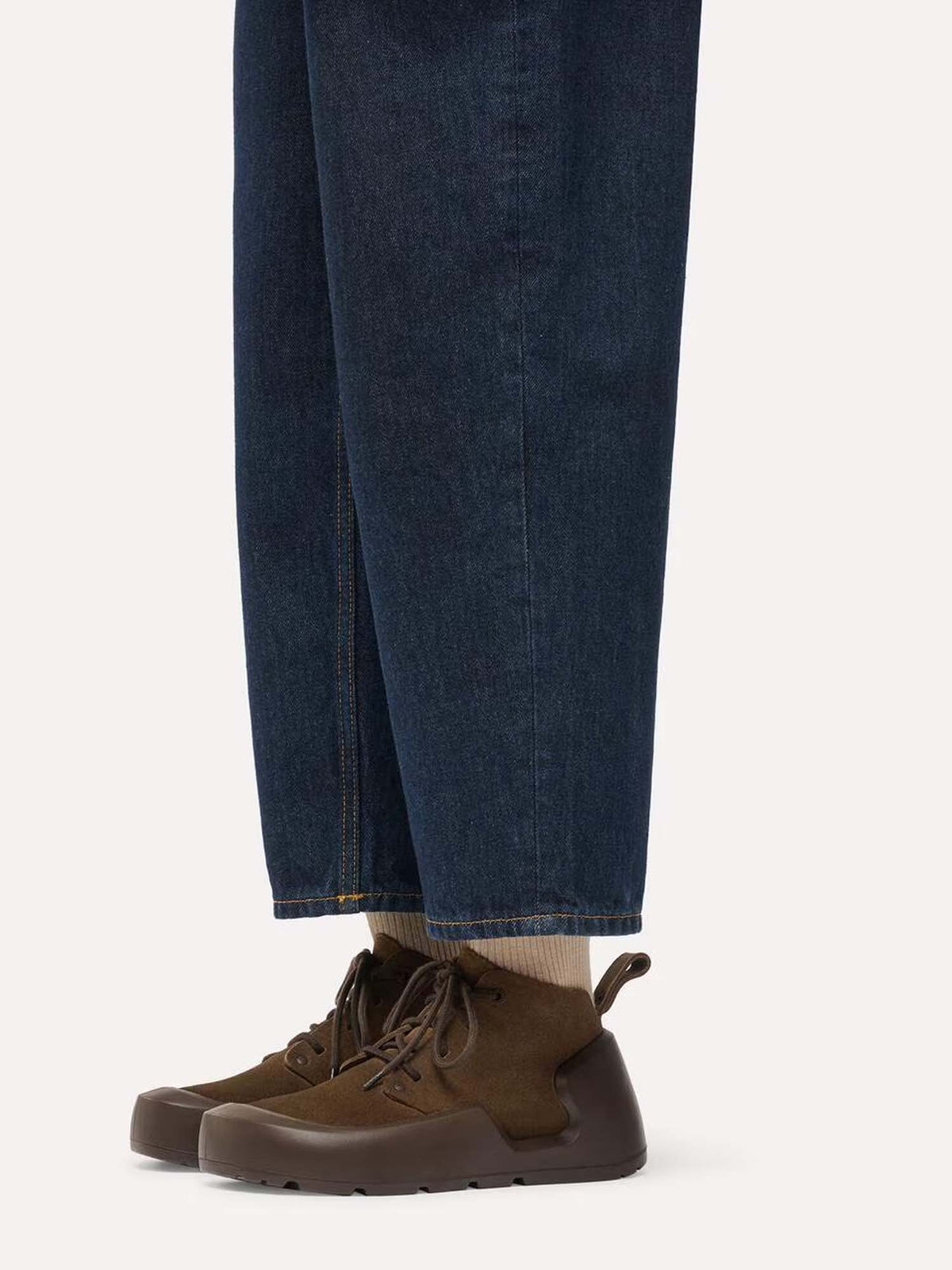 Birkenstock Scarpe Reykjavik Mid Lace (Pelle Nubuck) Marrone
