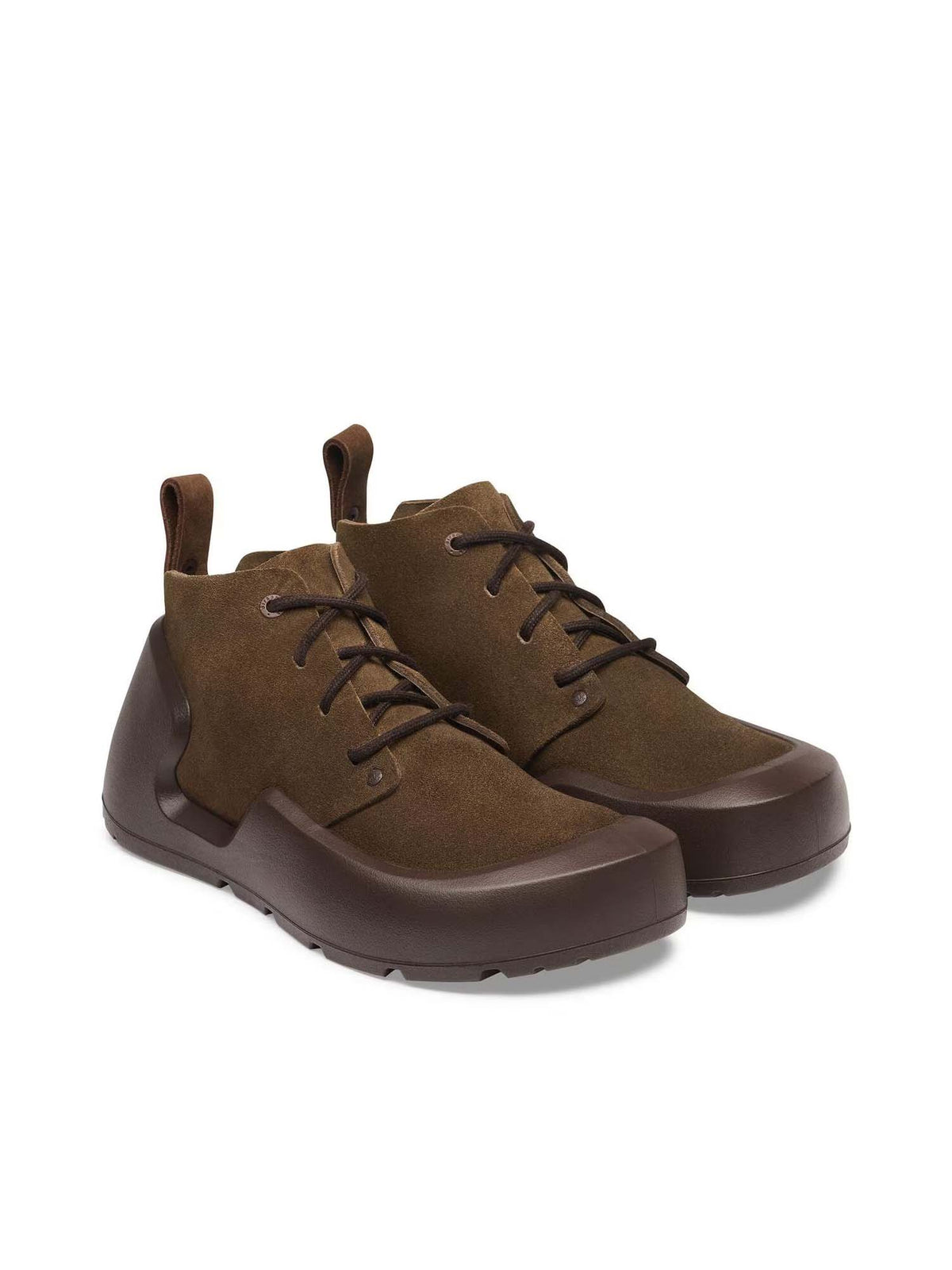 Birkenstock Scarpe Reykjavik Mid Lace (Pelle Nubuck) Marrone