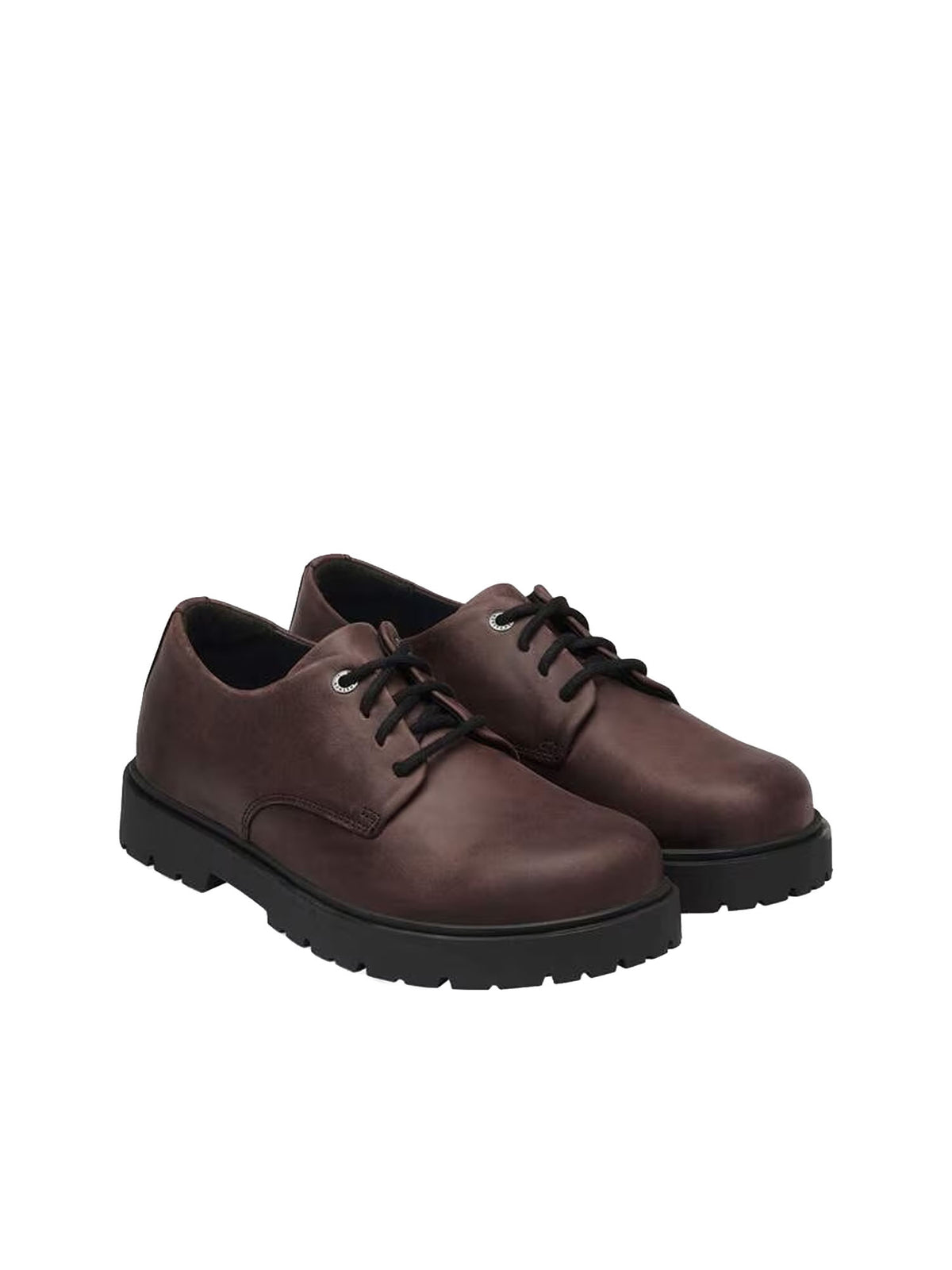 Birkenstock Highwood Lace Low (Pelle oliata) Marrone