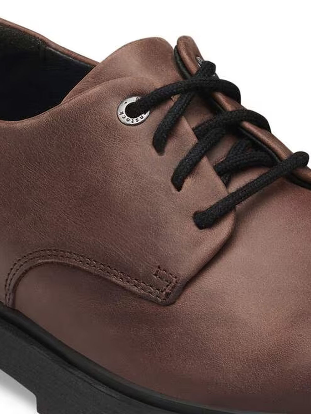 Birkenstock Highwood Lace Low (Pelle oliata) Marrone